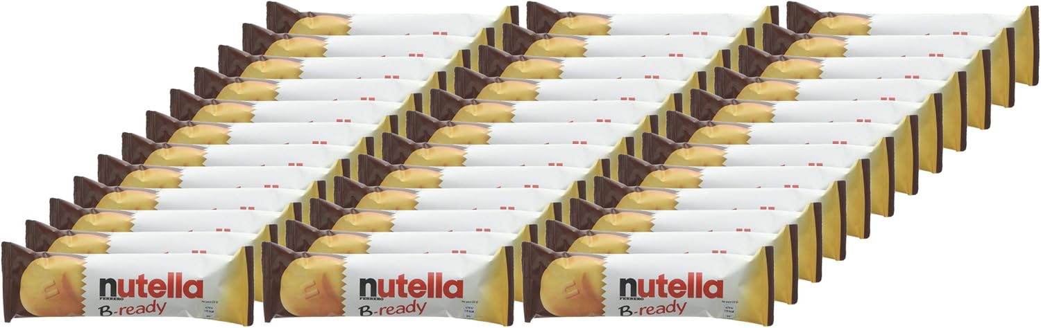 Nutella B-Ready Hazelnut Chocolate Biscuits, 22g, Pack of 36 Individually Wrapped Bars 4