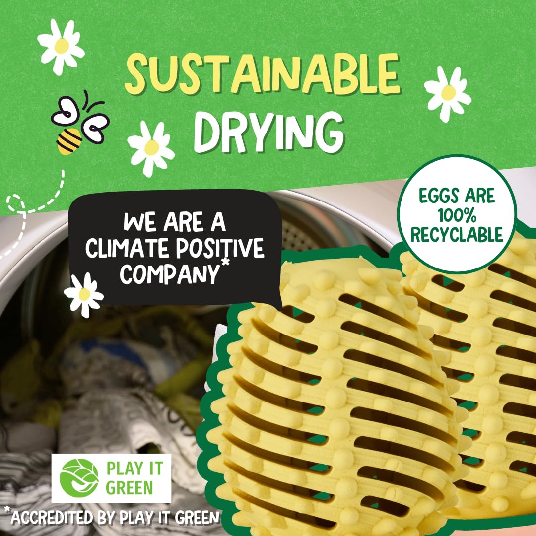 Ecoegg - Dryer Egg Tumble Dryer Balls Replacement | Reduces Drying Time | Fragrance Free 3