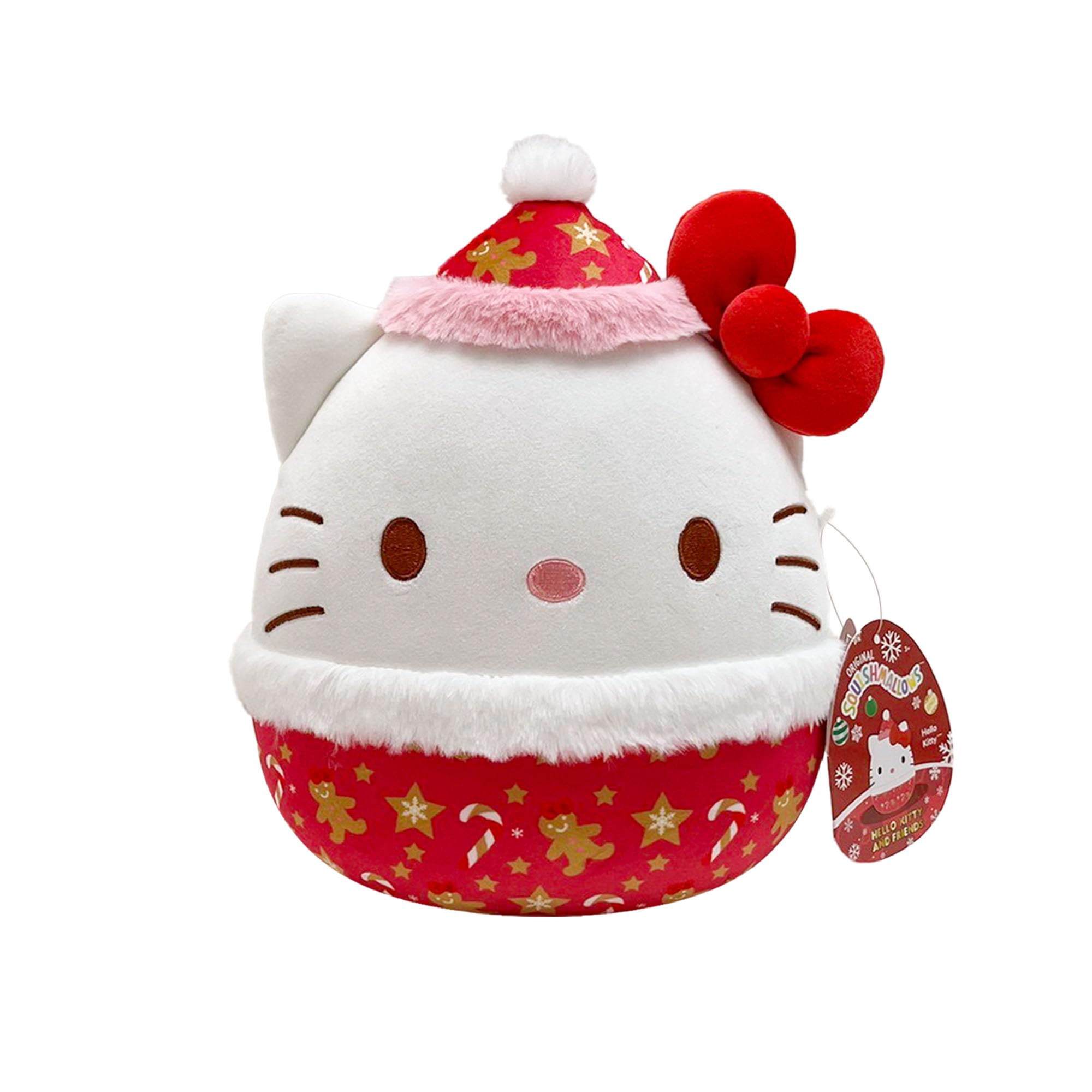 Squishmallows x Sanrio 8-Inch Hello Kitty Plush - Holiday 2025 Limited Edition Collectible Stuffed Animal for Kids 3+ 8