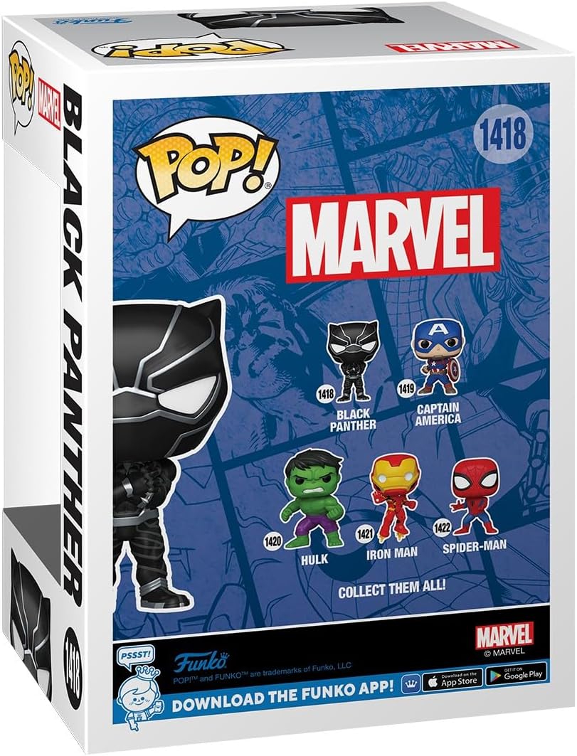 Funko Pop! Marvel: Black Panther - Marvel Comics Vinyl Figure 5