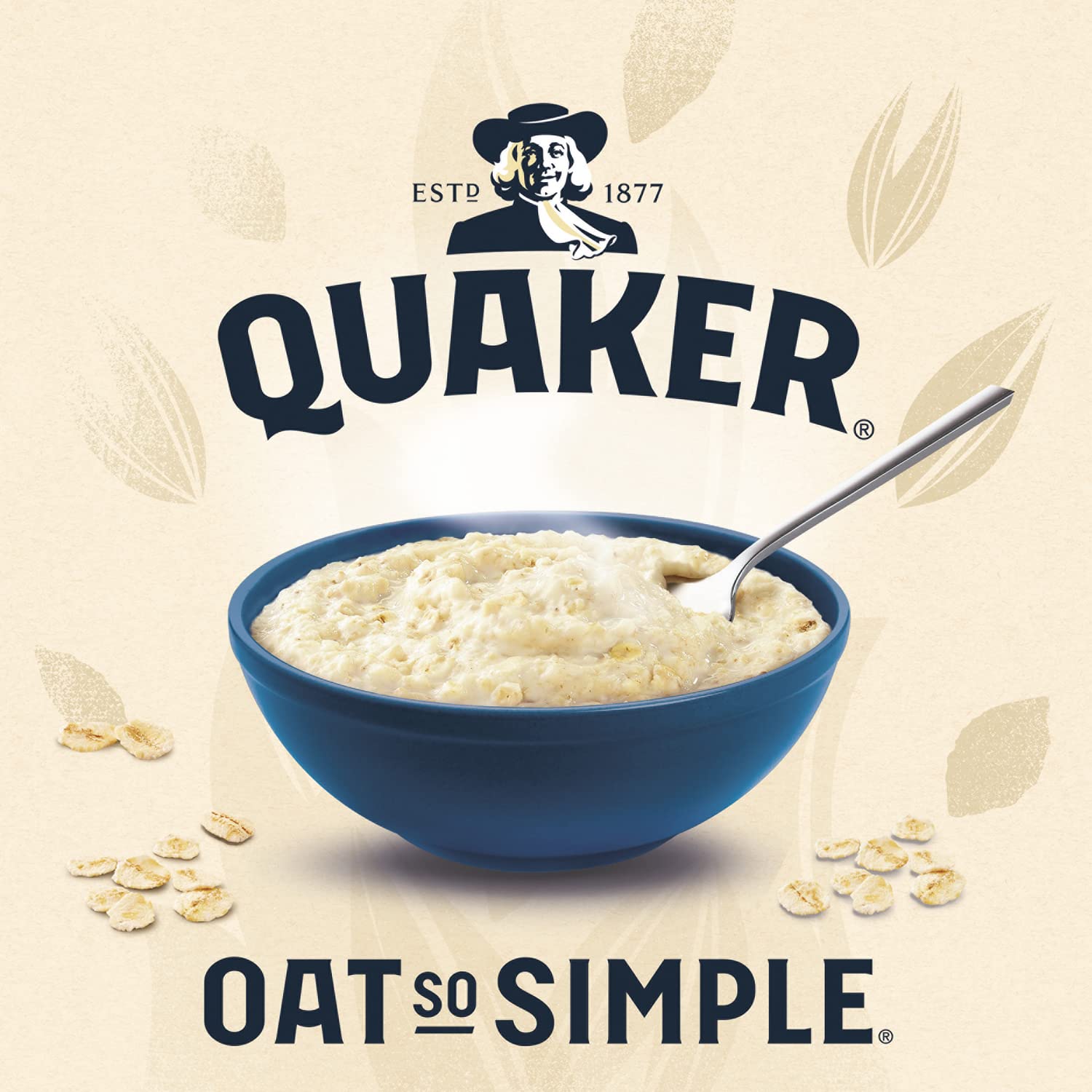 Quaker Oat So Simple Original Porridge Pots - 45g Pots, Pack of 8 | Wholegrain Oats 8