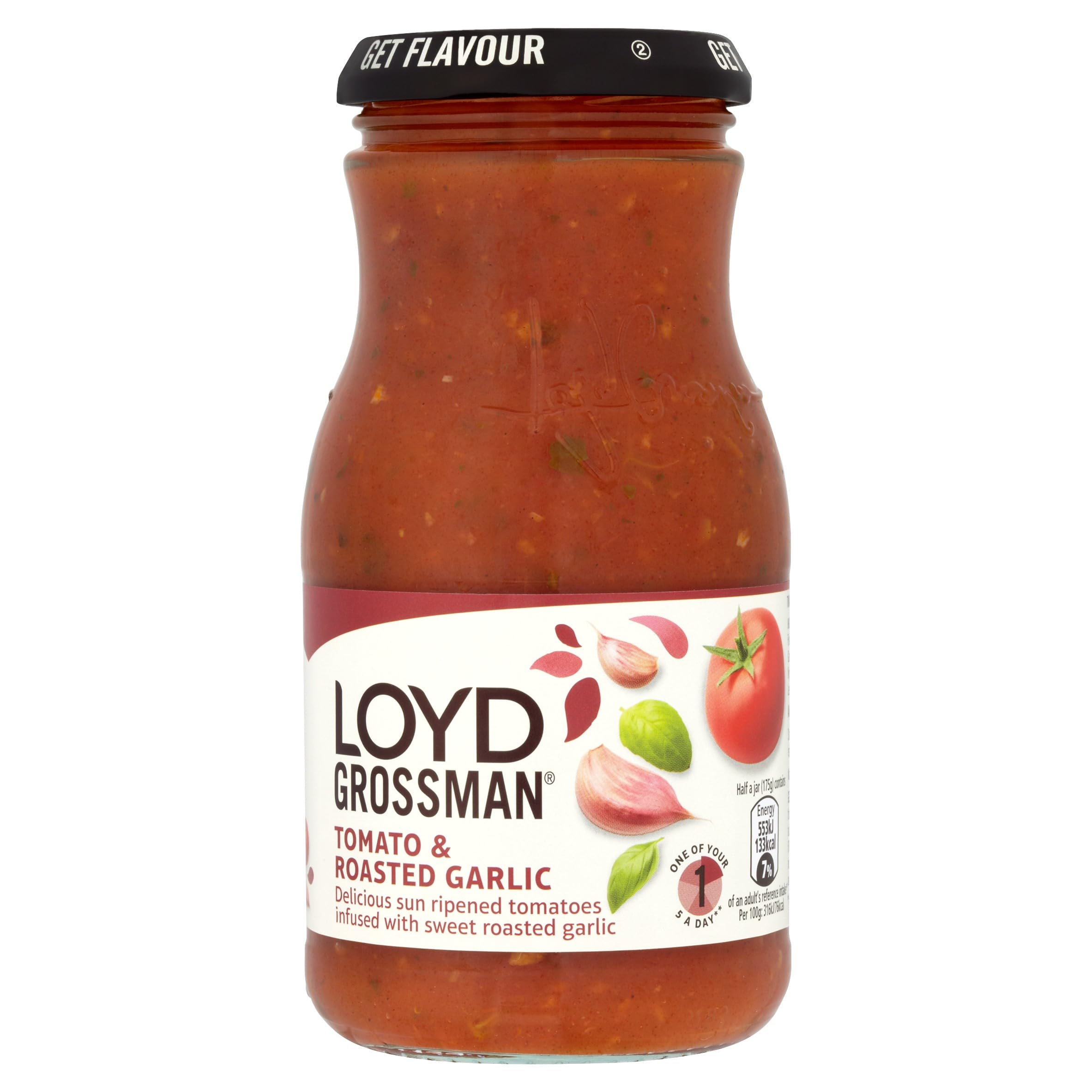 Loyd Grossman - Italian Tomato & Roasted Garlic Pasta Sauce 350g 3