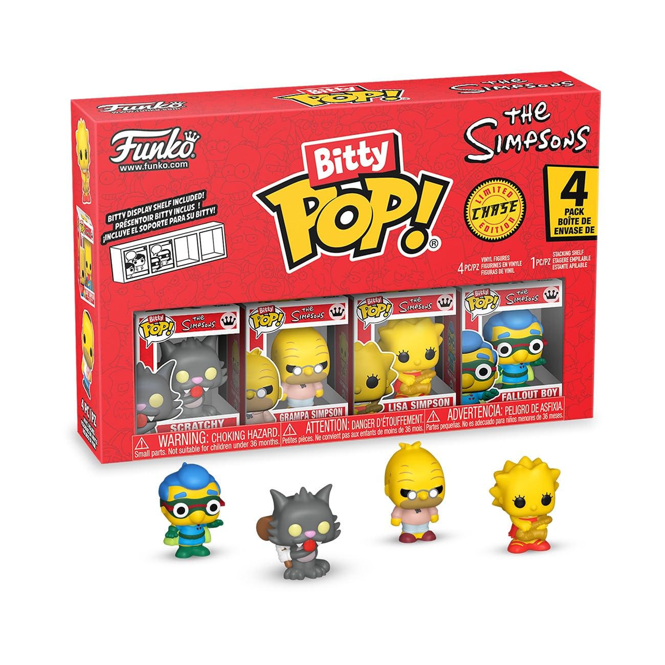 Funko Bitty Pop! The Simpsons - Scratchy - 4PK with Mystery Mini Figure 11