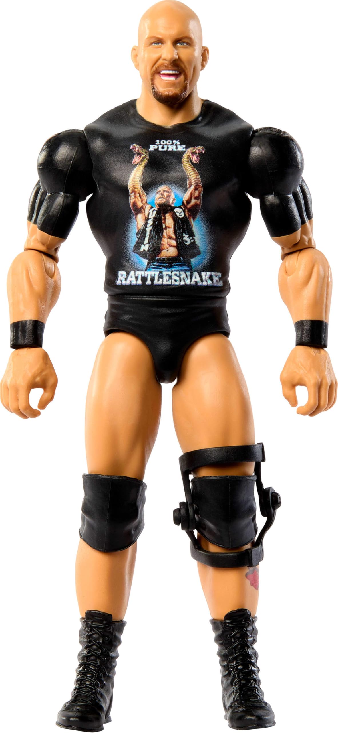 Mattel WWE “Stone Cold” Steve Austin Action Figure - 6-Inch Scale with TrueFX Detail, 10-Point Articulation