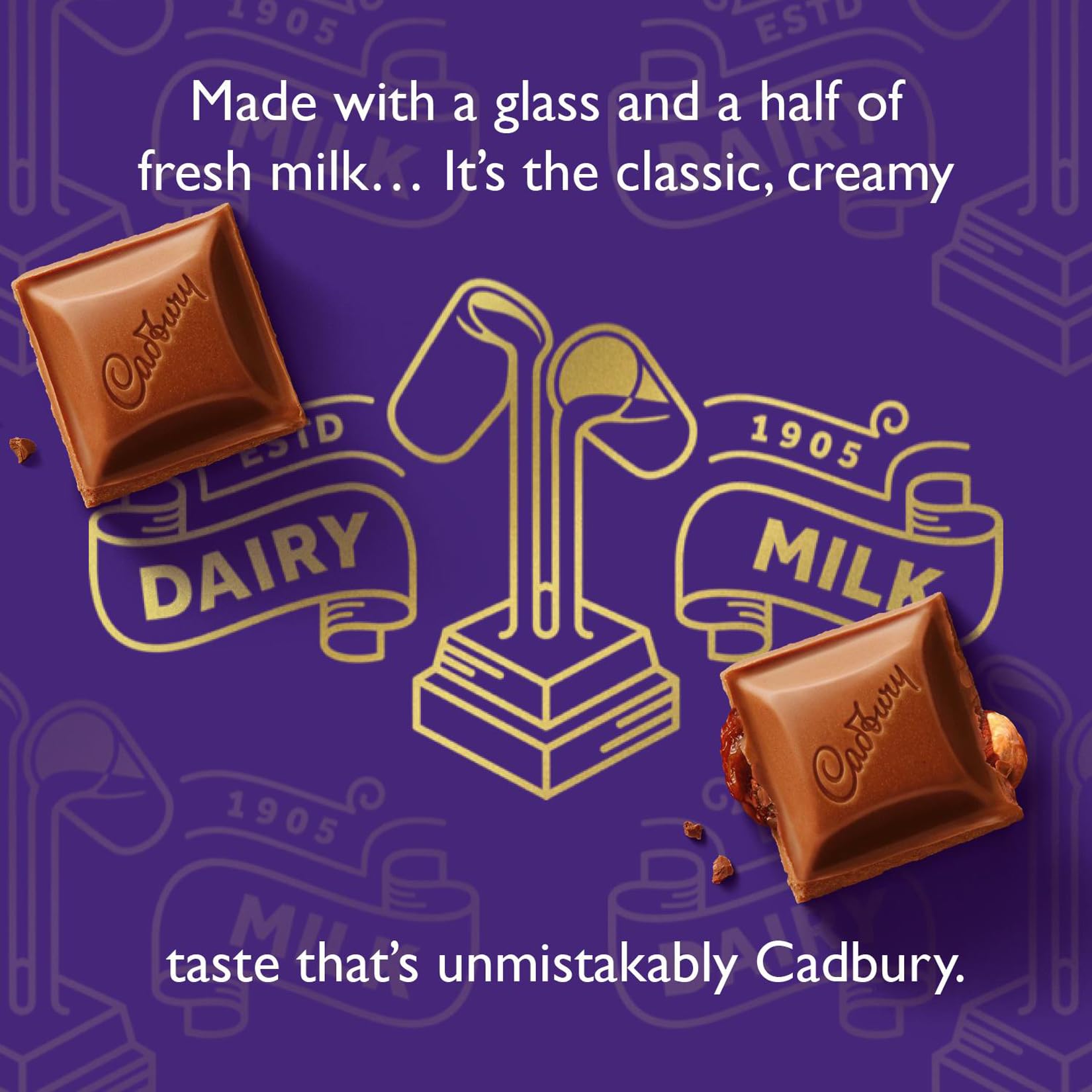Cadbury Dairy Milk Chocolate Puds 5 Pack, 175g - Festive Truffle & Hazelnut Treats 5