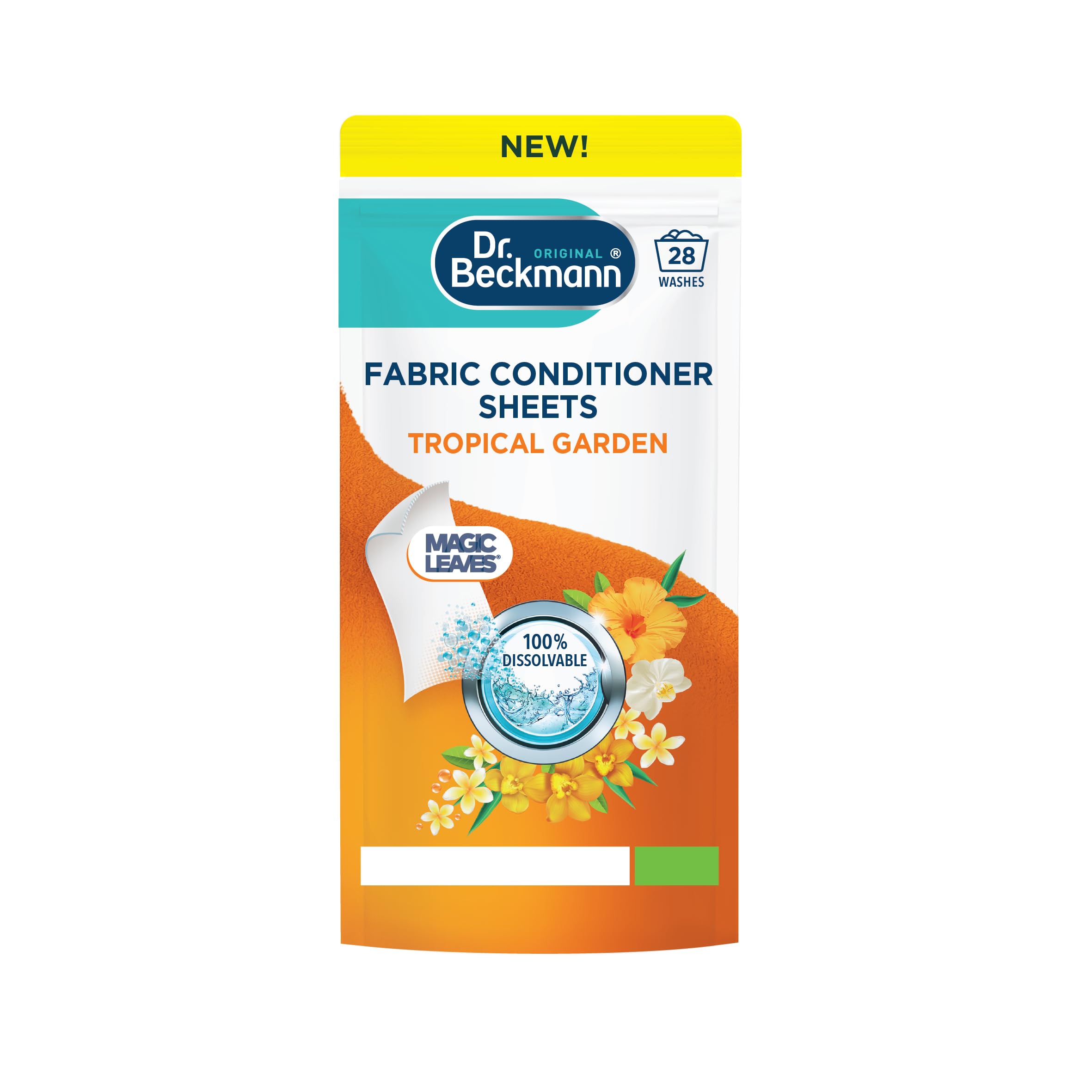 Dr. Beckmann Fabric Conditioner Sheets - Tropical Garden Scent