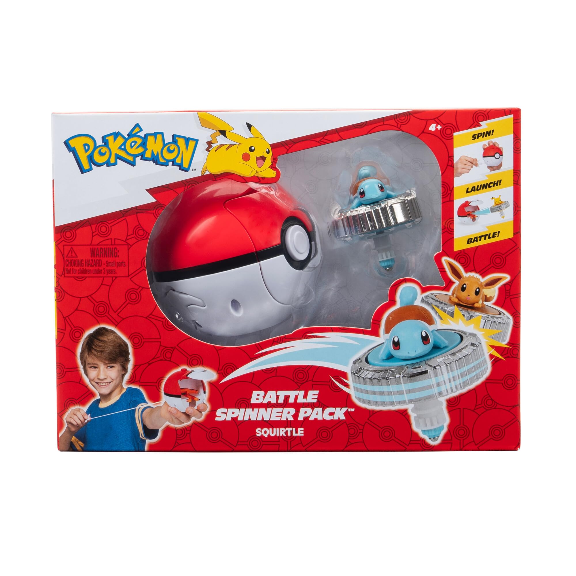 Pokémon Squirtle Battle Spinner Pack with Poké Ball Launcher (EMEA Exclusive) 8