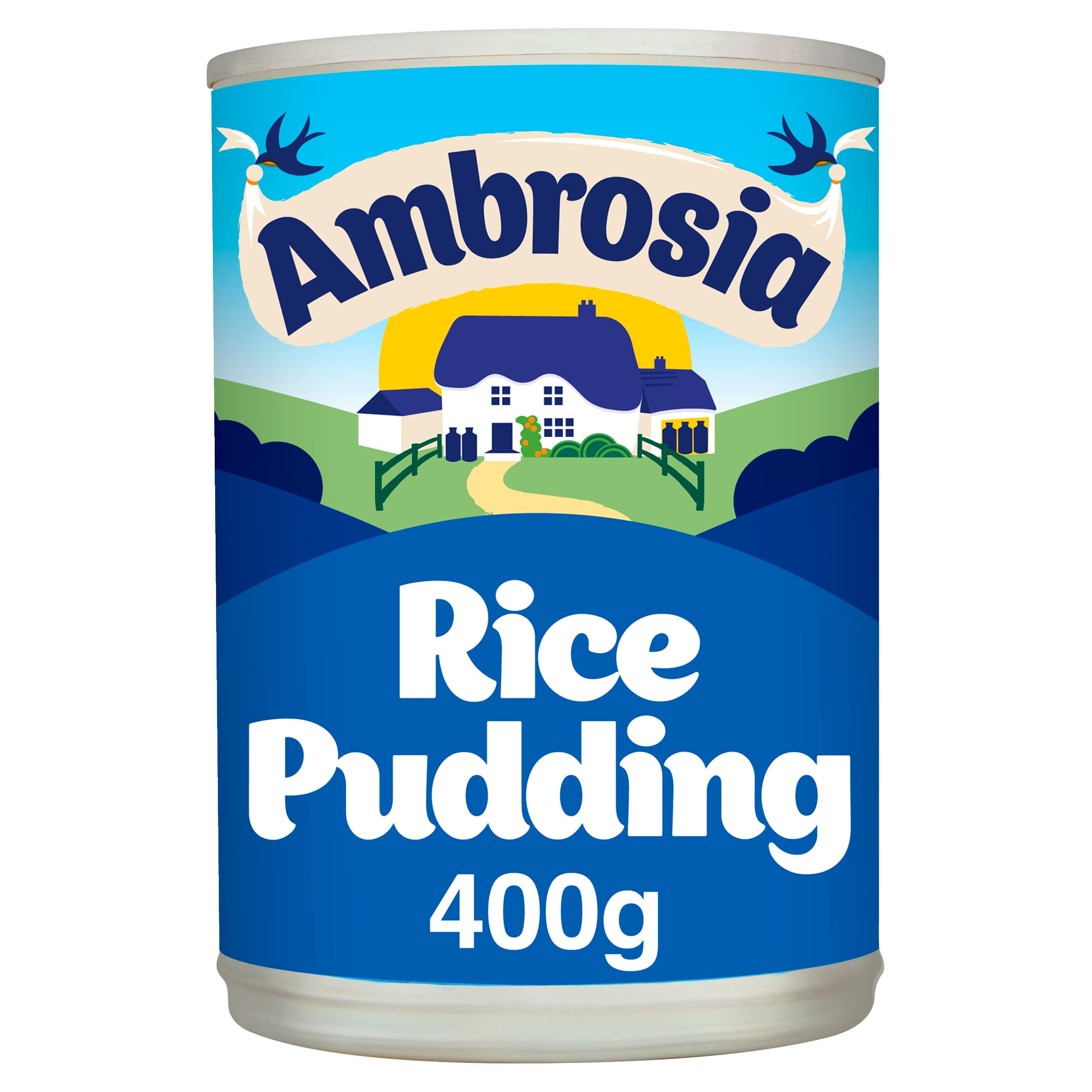 Ambrosia Original Rice Pudding 400g Can - Creamy Ready-to-Eat Dessert