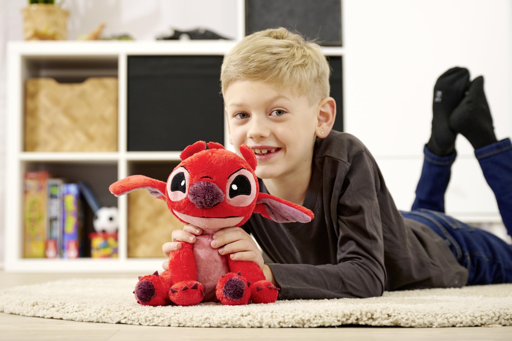 Simba Disney Leroy Plush Toy - 25cm Cuddly Soft Stuffed Animal from Lilo & Stitch 7