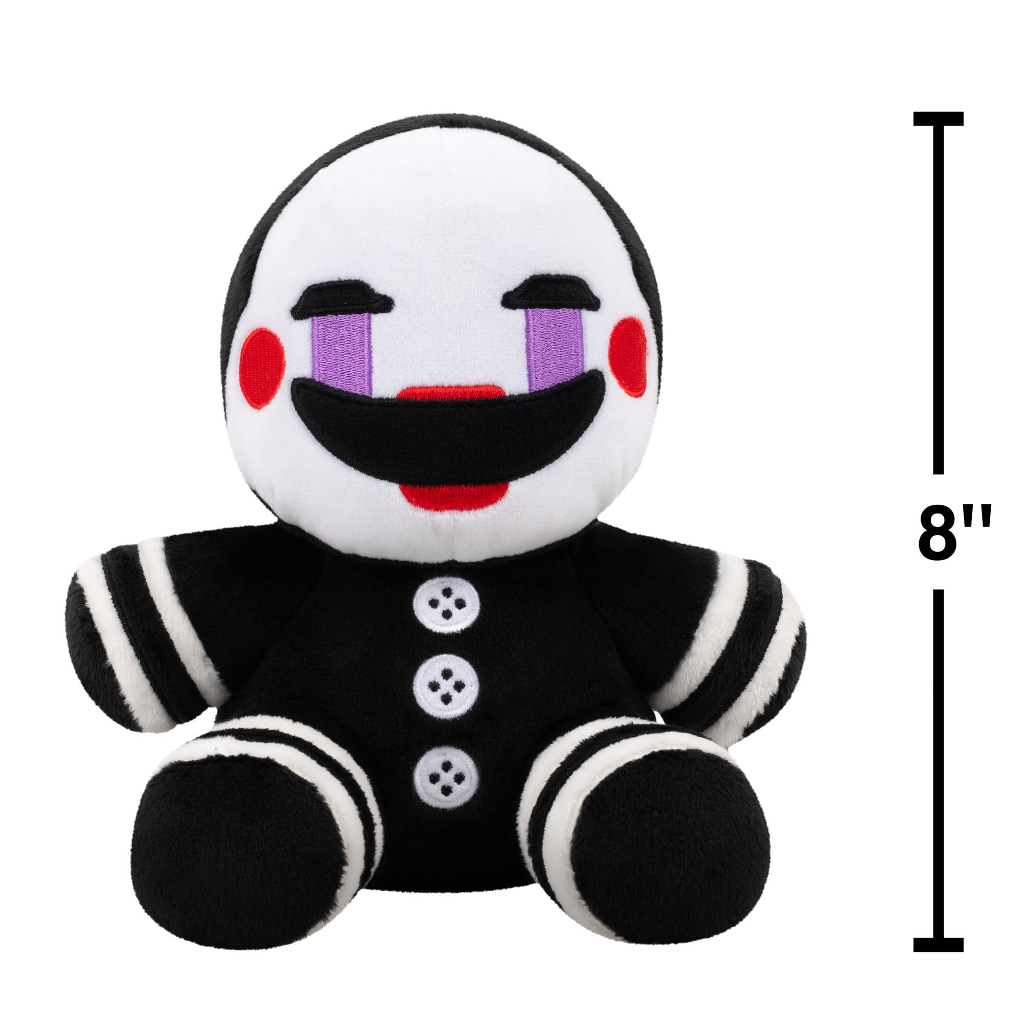 Five Nights at Freddy's The Puppet Plush - 8-Inch Glow-in-the-Dark Eyes Plush Toy 10