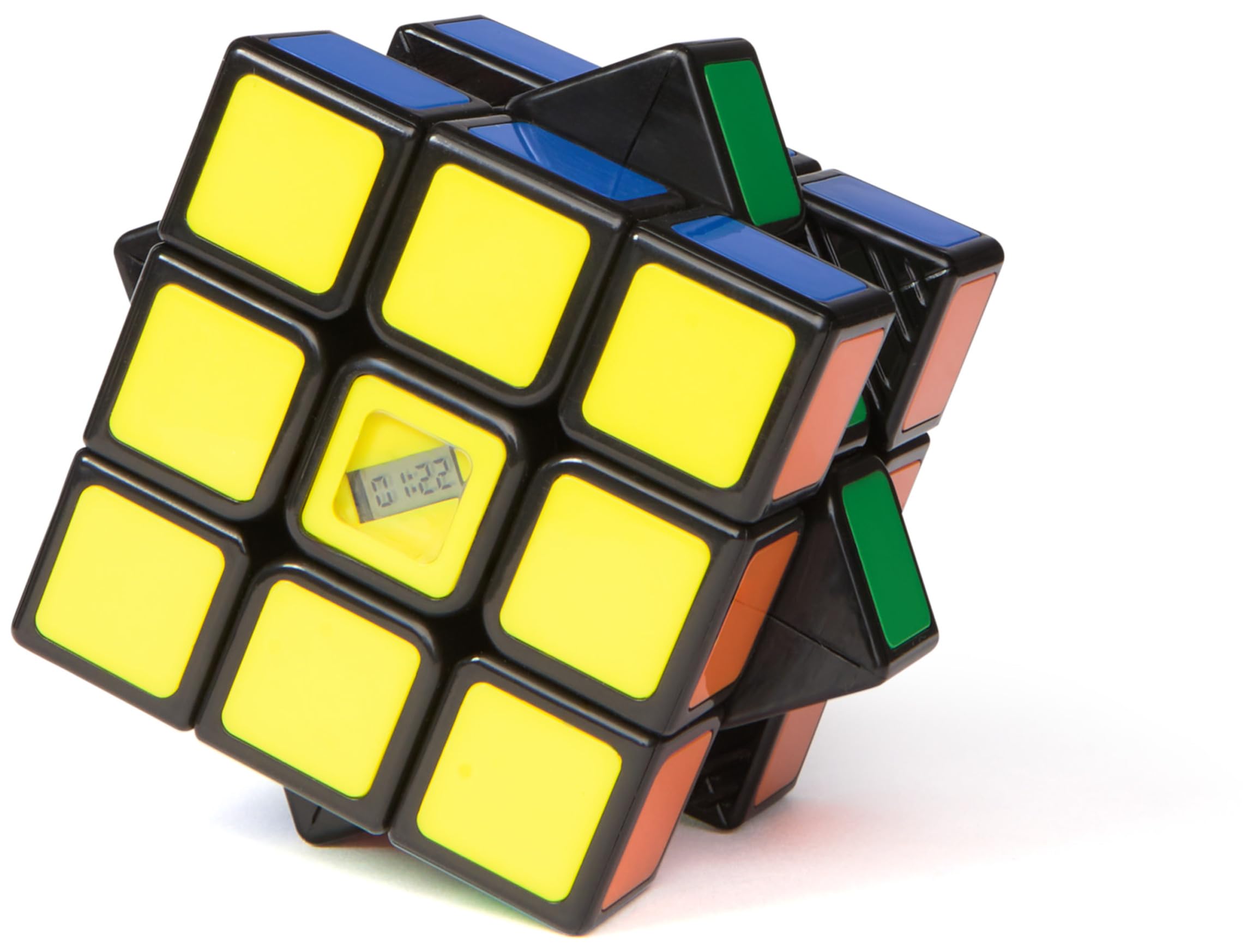 Rubik’s Timer Cube 3x3 - Built-in Timer Brain Teaser Puzzle for Speed Solving 7