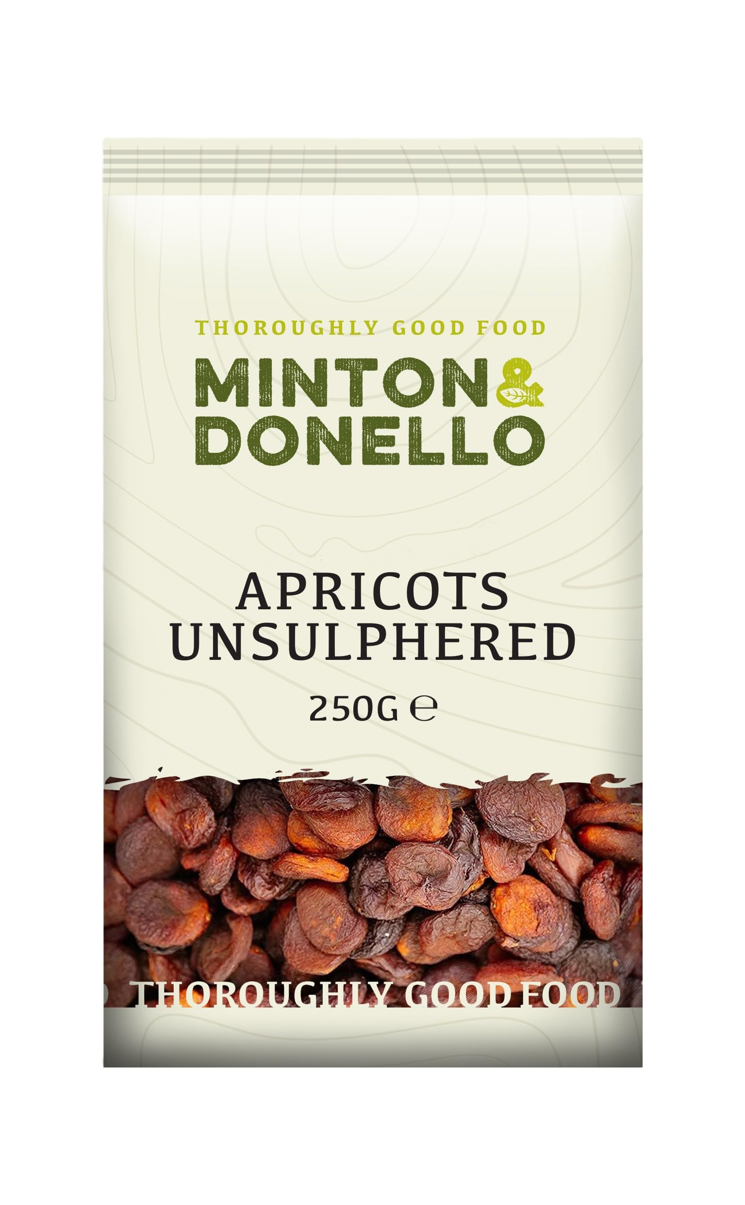 Minton & Donello Sun-Dried Apricots, Unsulphured, No Added Sugar, 250g