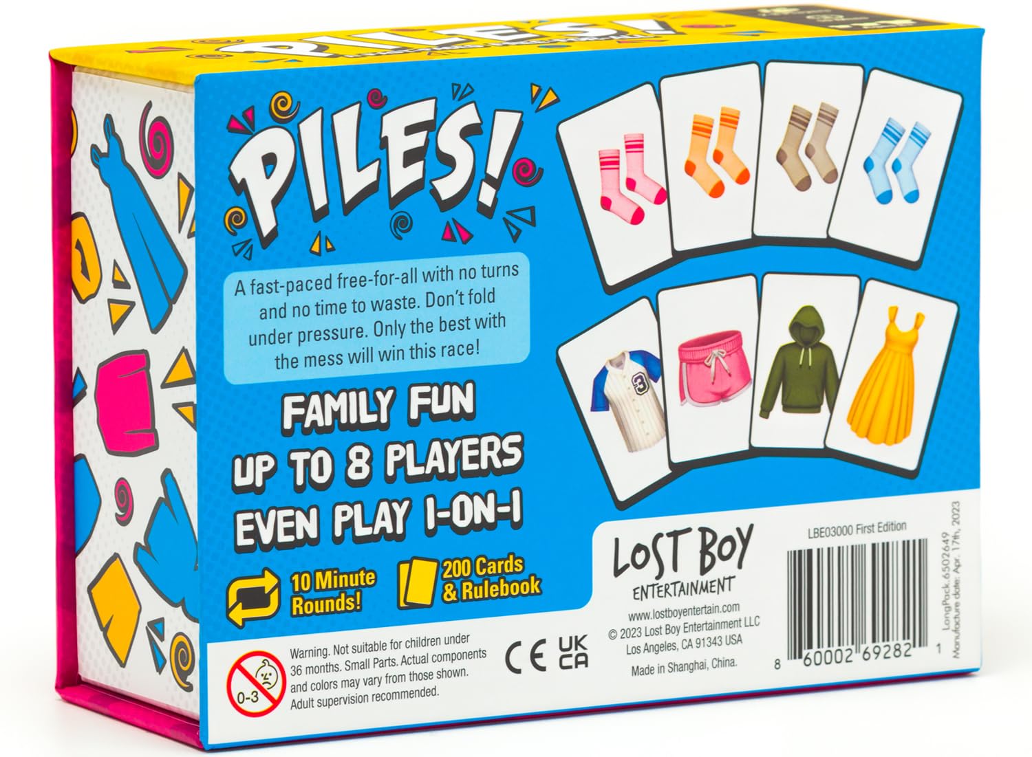 Lost Boy Entertainment Piles Card Game for Kids 8 and Up 6