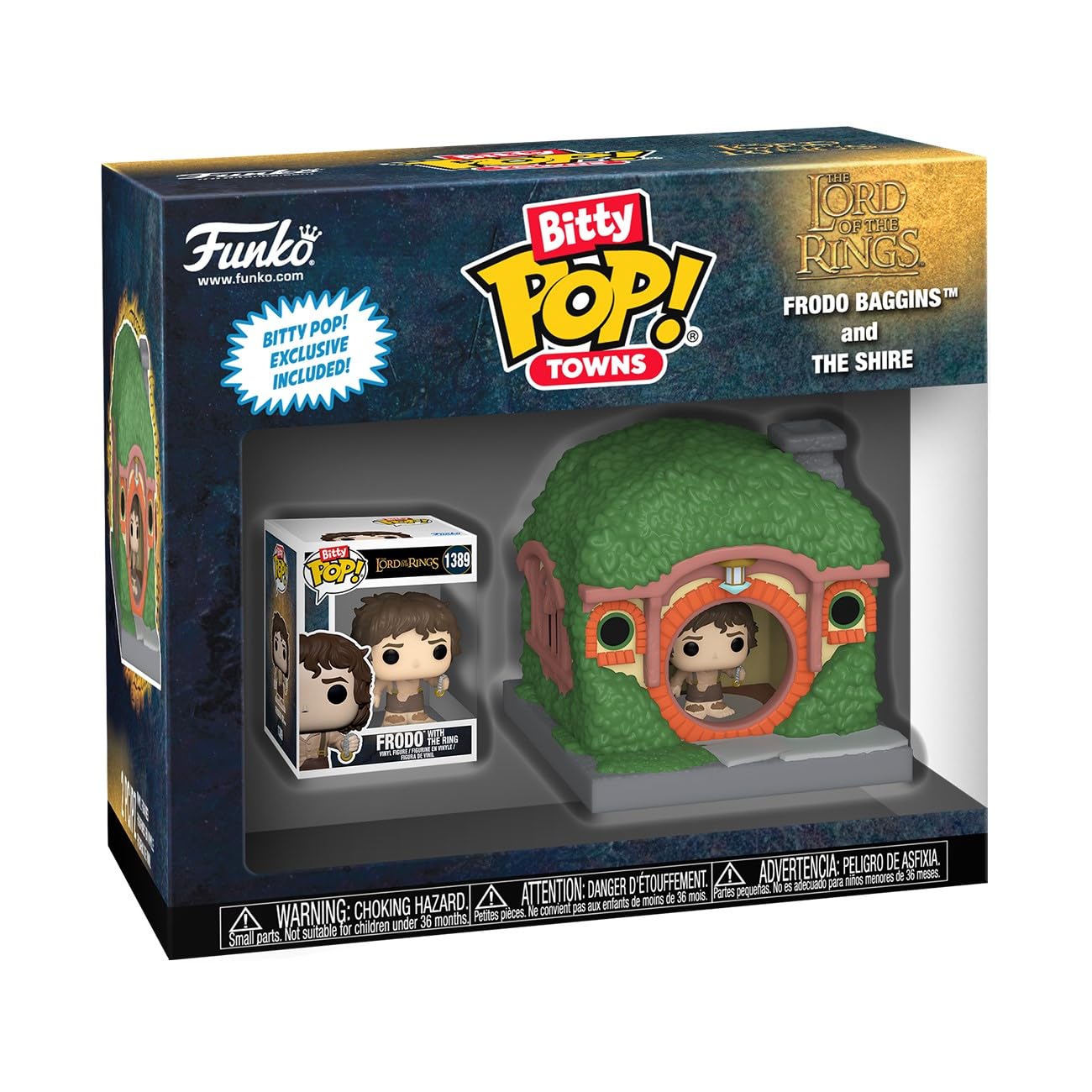Funko Bitty POP! Town: The Lord of the Rings - Frodo Baggins & The Shire Vinyl Figure