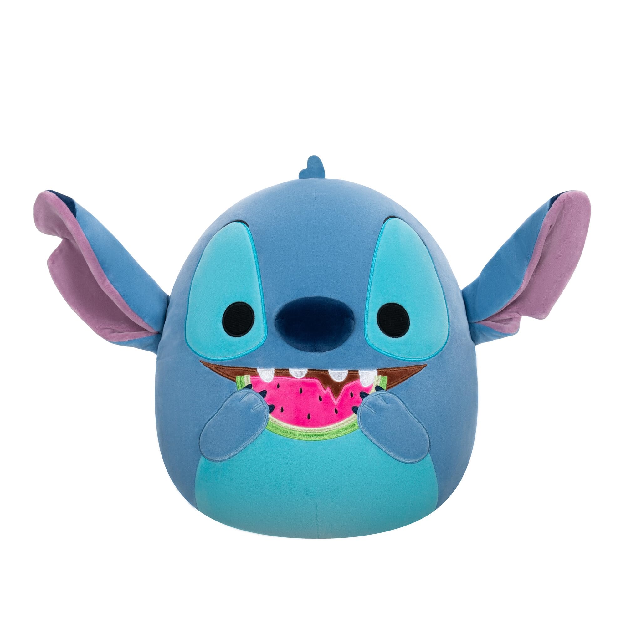 Squishmallows 14-Inch Stitch with Watermelon Plush - Disney Lilo and Stitch Licensed