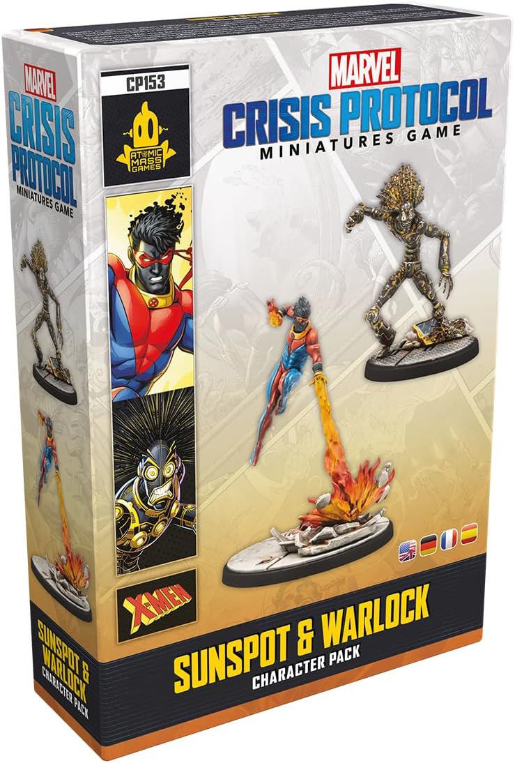 Atomic Mass Games Marvel: Crisis Protocol Sunspot & Warlock Character Pack (CP153)