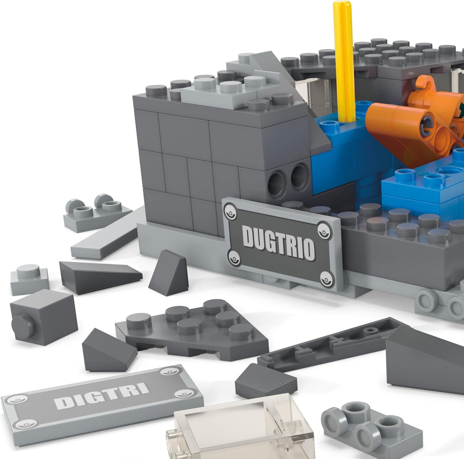 MEGA Pokémon Mini Motion Dugtrio Building Set - 350-Piece Action Figure with Pop-Up Motion 3