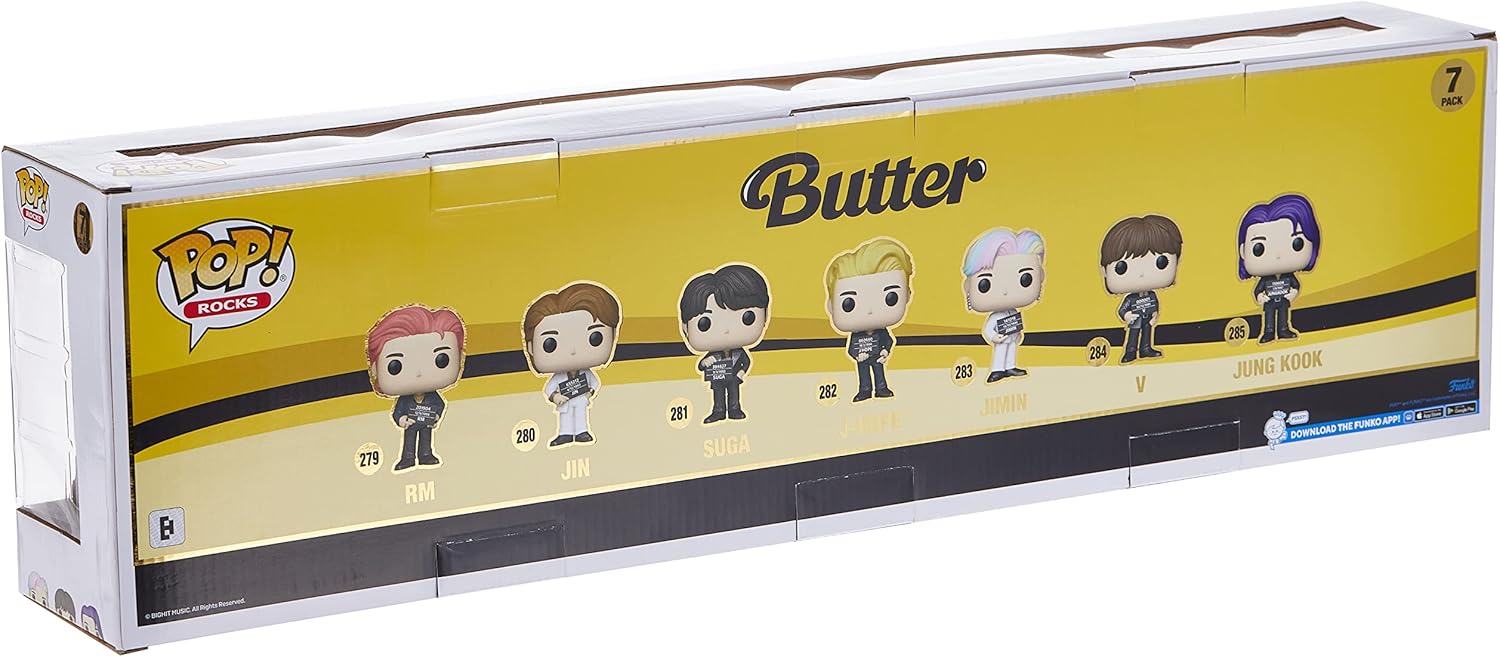 Funko Pop! Rocks BTS - Butter Vinyl Figure 7-Pack (64888) 4