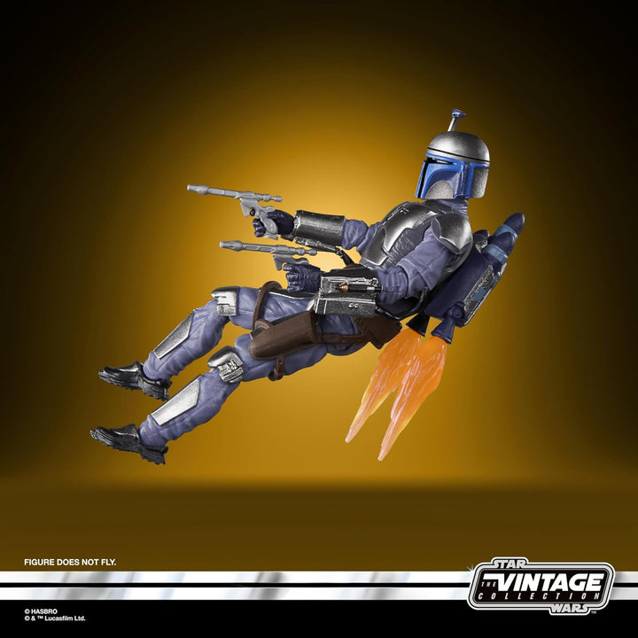 Star Wars The Vintage Collection Jango Fett Action Figure - Attack of the Clones Deluxe 3.75-Inch Collectible for Ages 4+