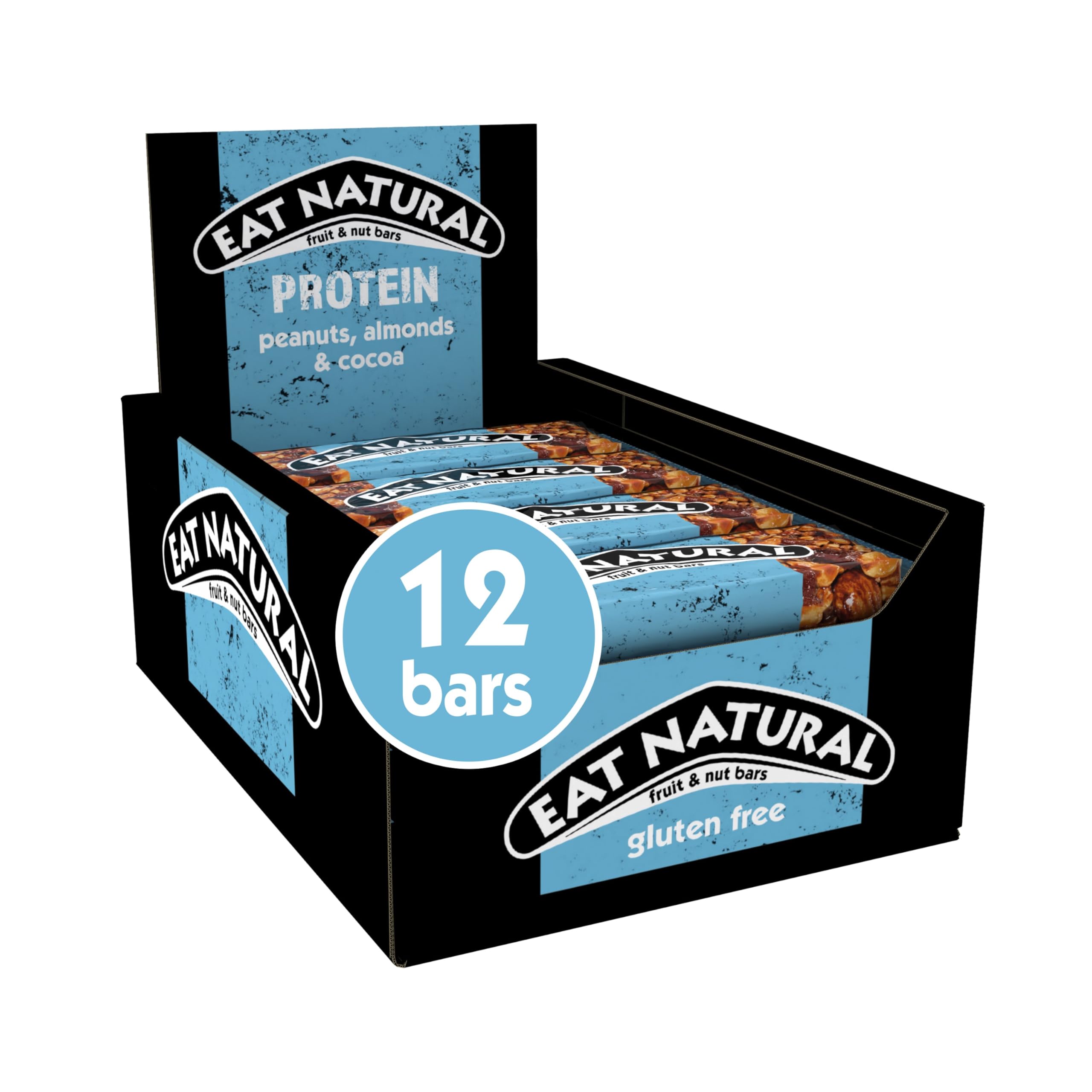 Eat Natural Protein Peanuts, Almonds & Cocoa Fruit & Nut Bars 12 x 40g