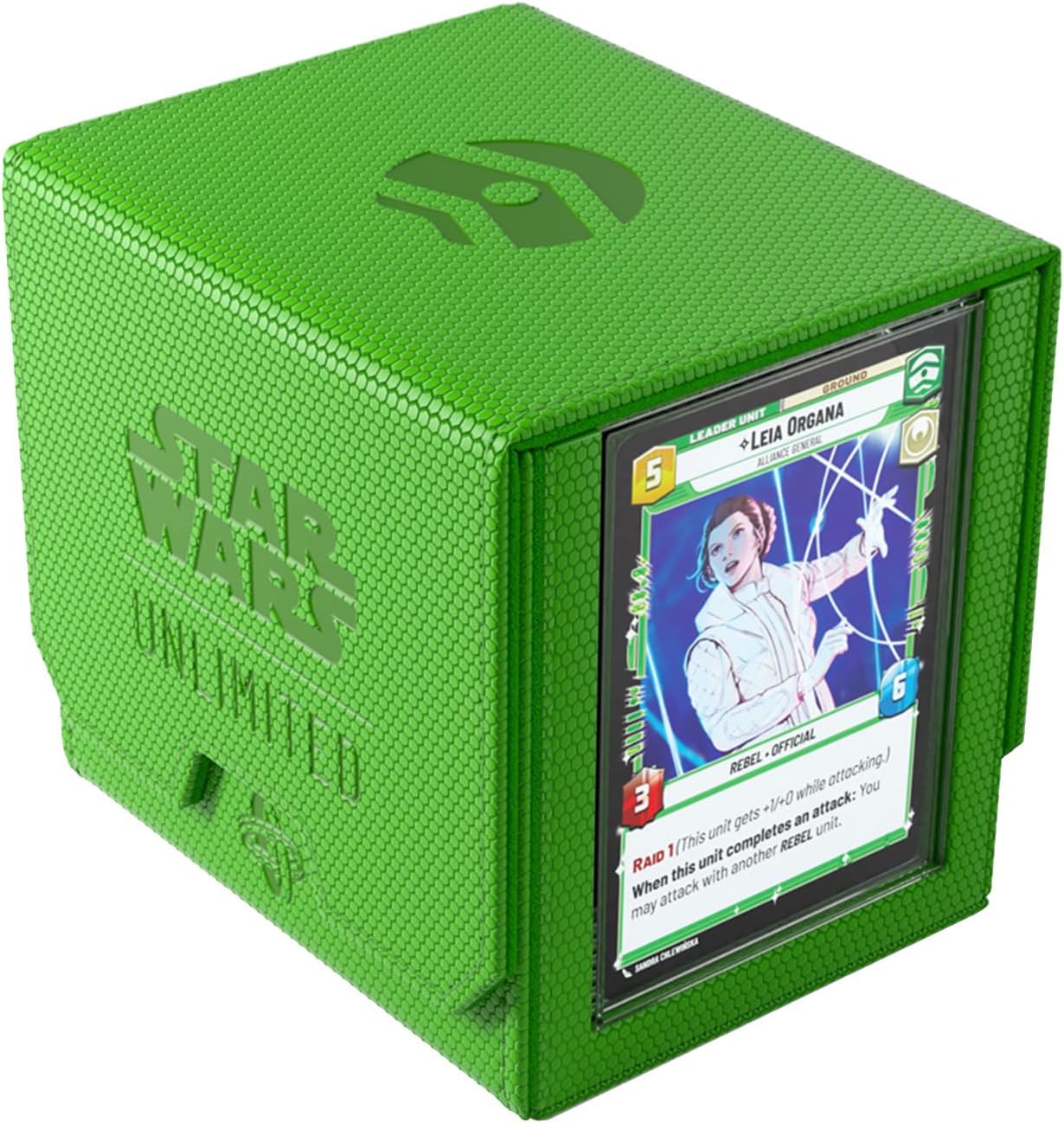 Gamegenic Star Wars Unlimited Deck Pod - Green Card Game Accessory