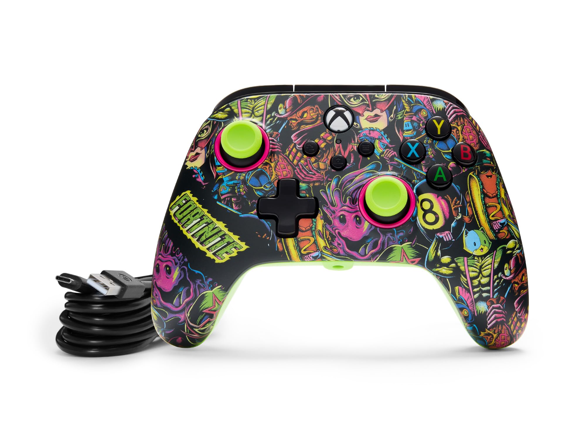 PowerA Advantage Wired Controller for Xbox Series X|S - Fortnite Glow 8
