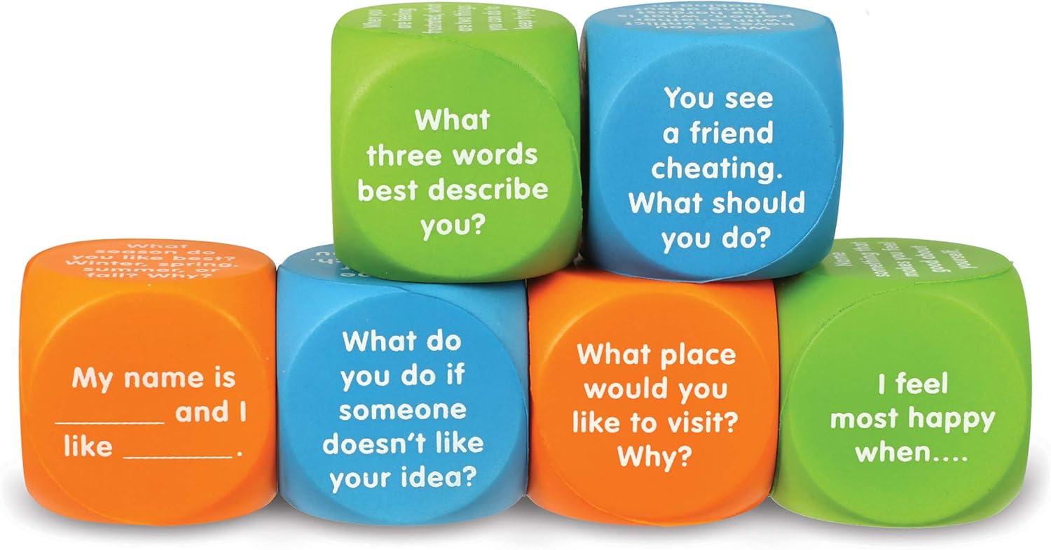 Learning Resources Let’s Talk SEL Cubes - Educational Social-Emotional Learning Game for Kids Ages 5-9 4
