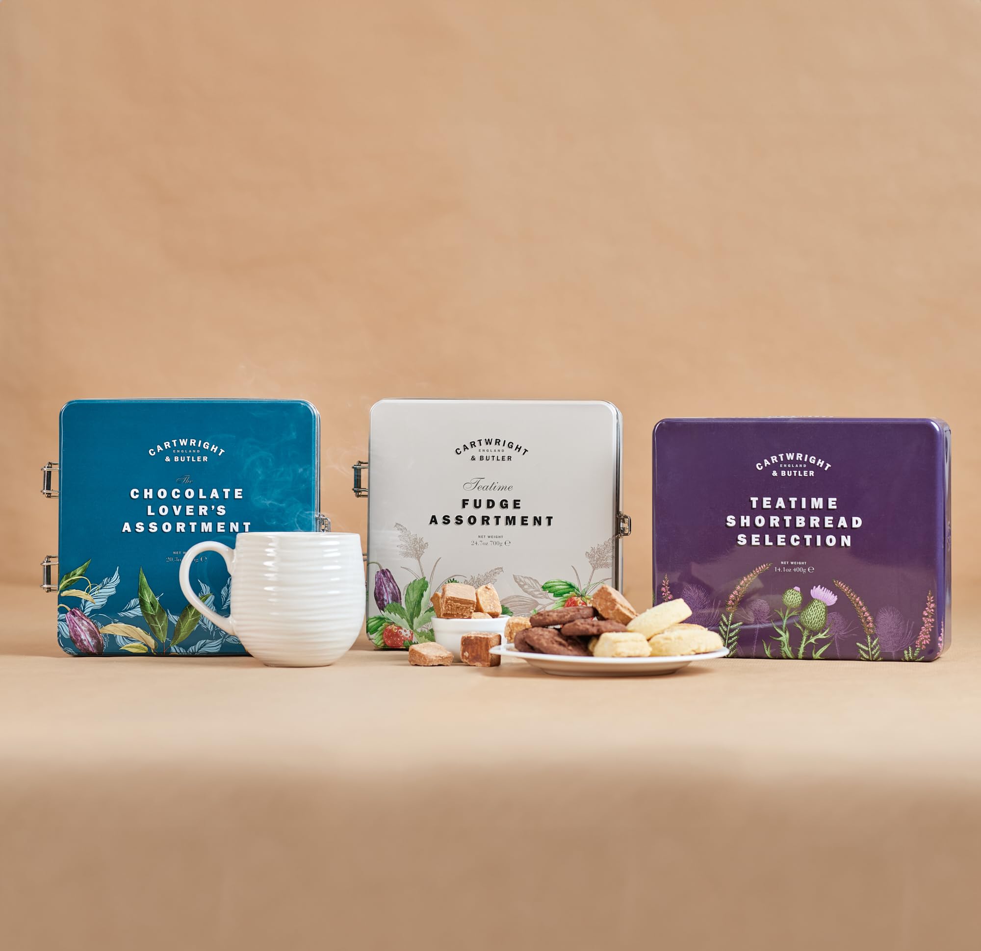 Cartwright & Butler Teatime Shortbread Selection - All Natural Ingredients | 400g Tin 3