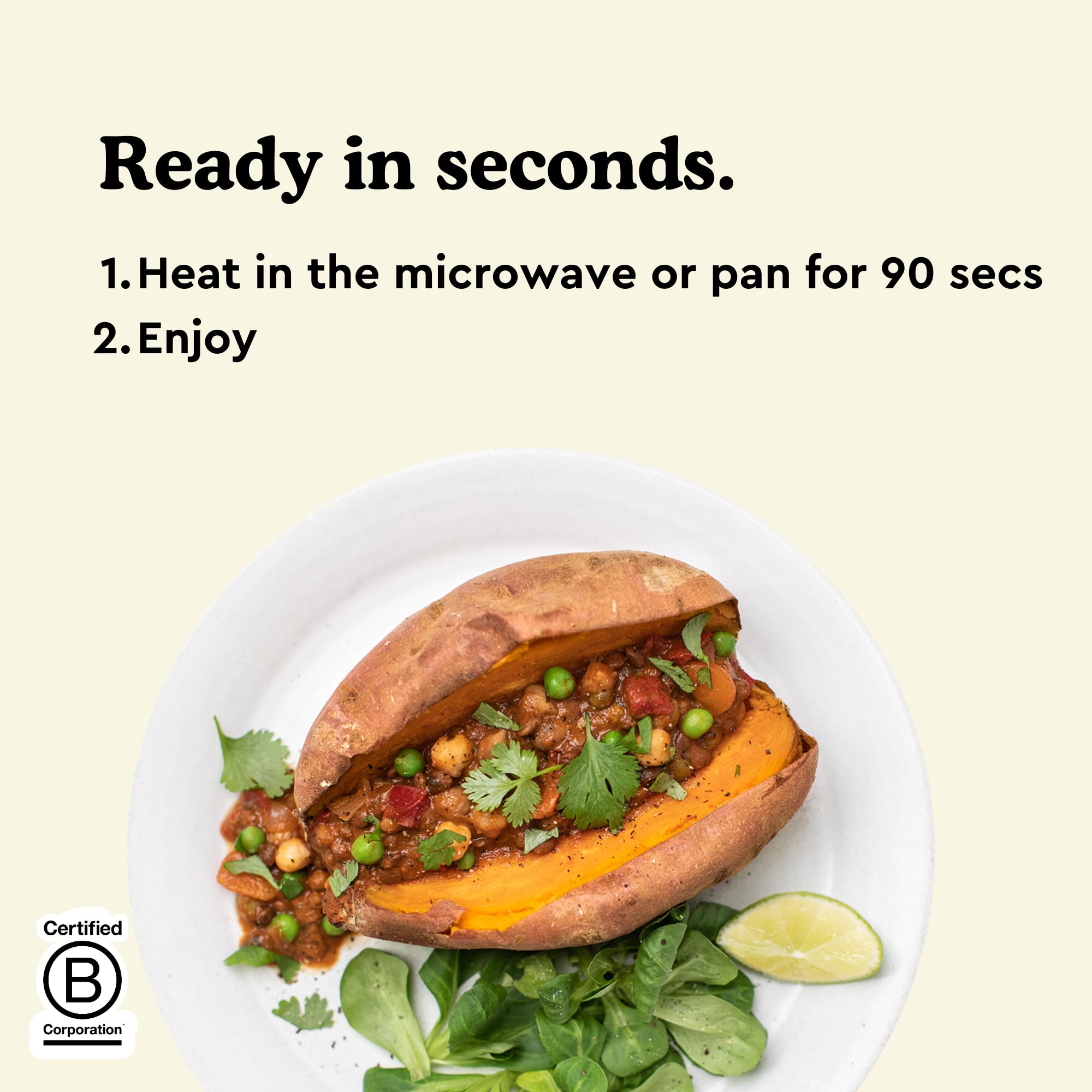 Fiid 100% Natural Vegan Microwave Ready Meals 6-Pack - 6x275g 3