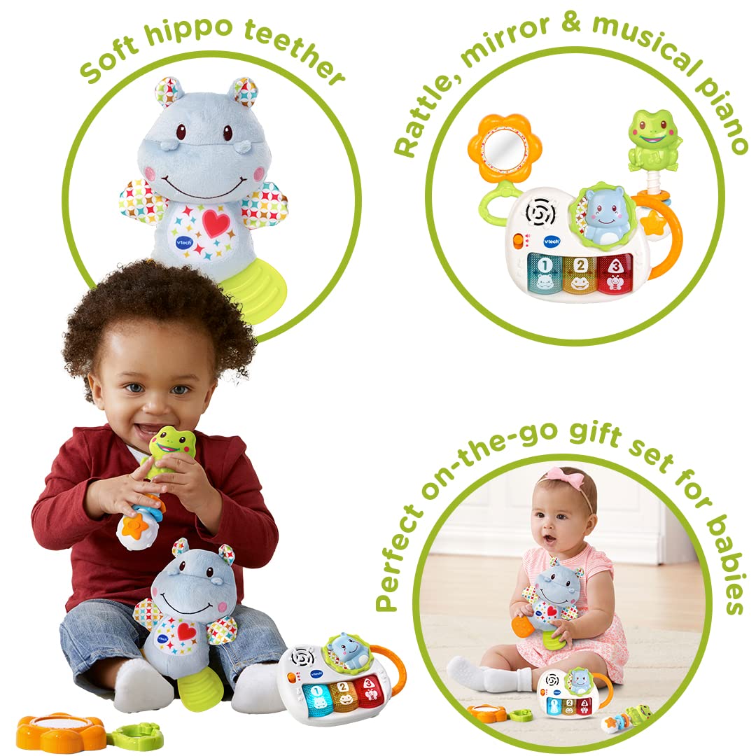 VTech My First Gift Set - Baby Sensory Toys with Light-Up Piano, Rattle & Teether for 0-2 Years 7