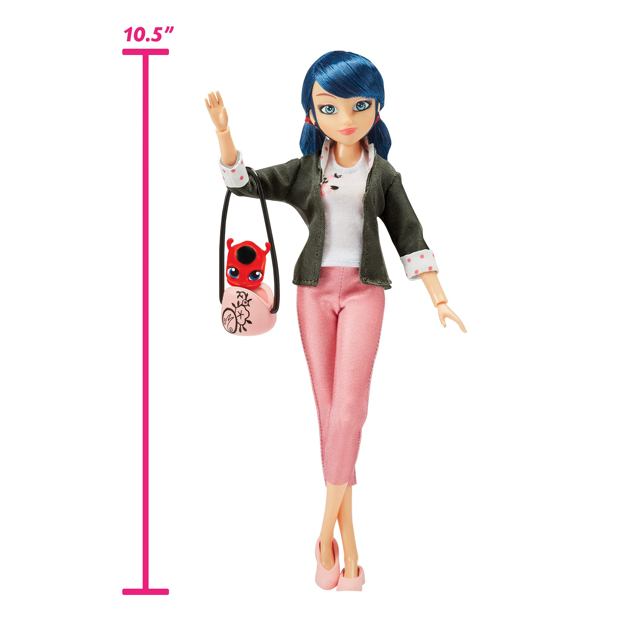 Miraculous Ladybug Marinette Fashion Doll - 26cm Articulated Figure with Tikki Kwami & Accessories 6
