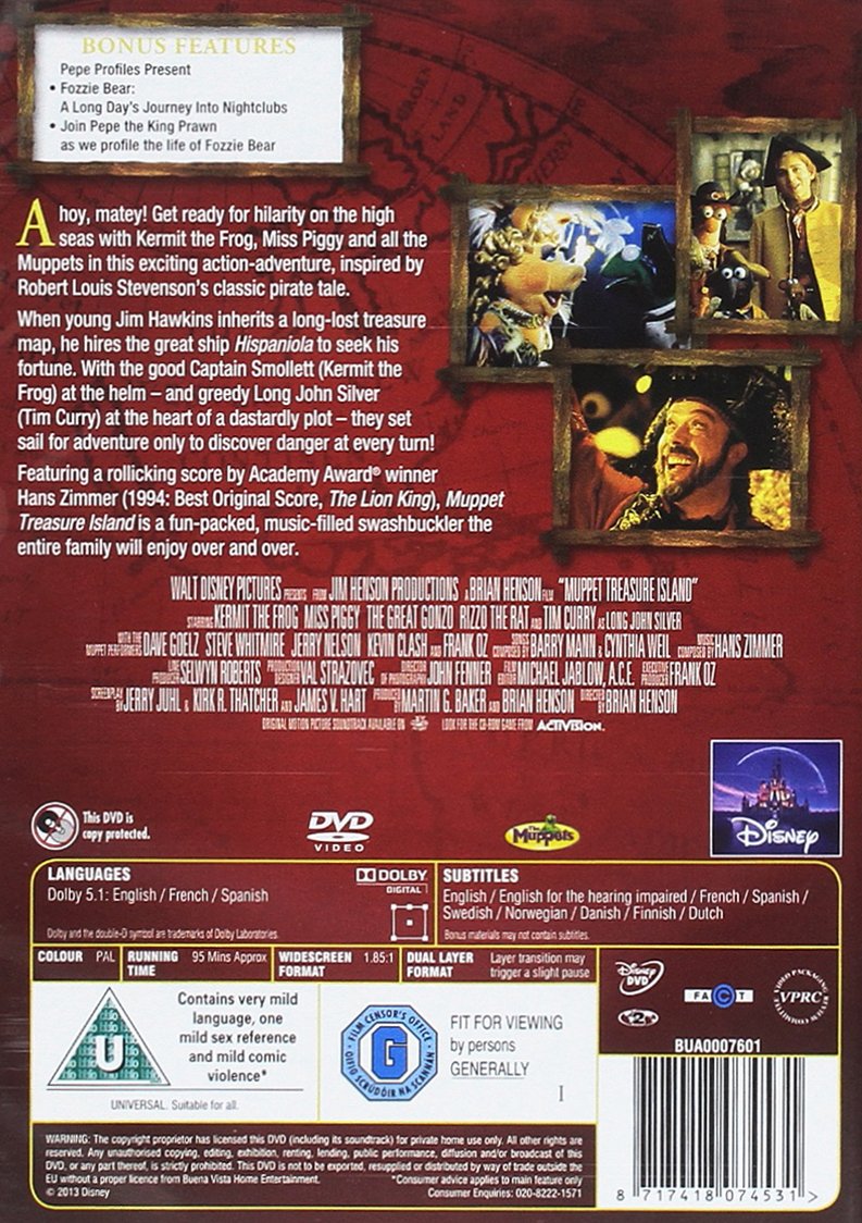 Muppet Treasure Island [DVD]