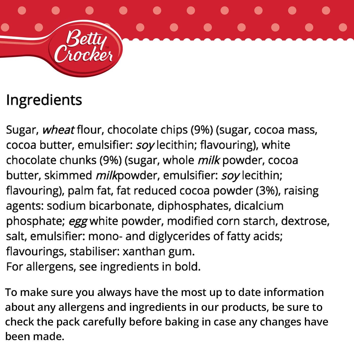 Betty Crocker - Chocolate Chunk Muffin Mix Baking Kit (335g Pack of 4) 3