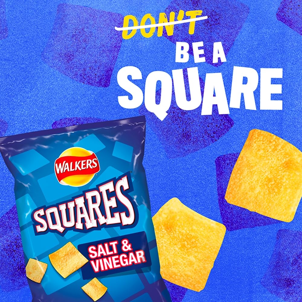 Walkers Squares Variety Multipack Snacks Crisps 6x22g 4