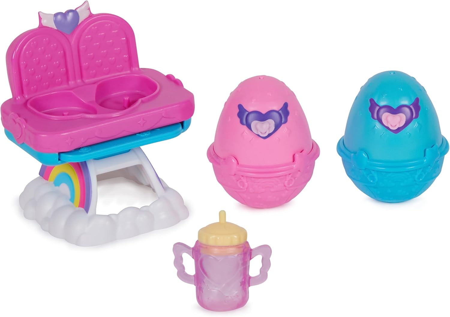 Hatchimals Alive Hungry Playset with Highchair and 2 Mini Figures - Interactive Hatching Fun for Ages 3+ 7