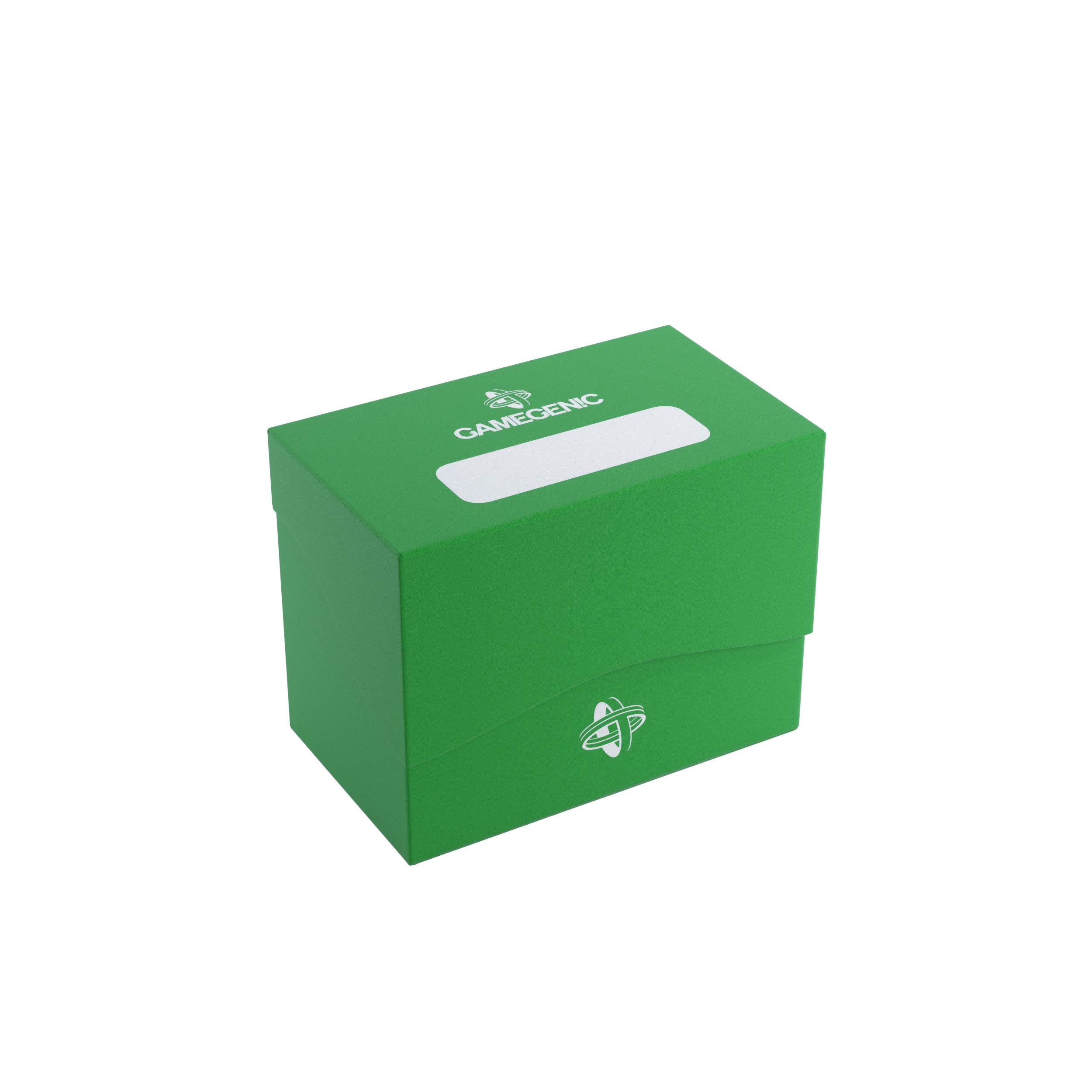 Gamegenic 80-Card Side Holder - Green | Side-Loading | Durable Plastic 1