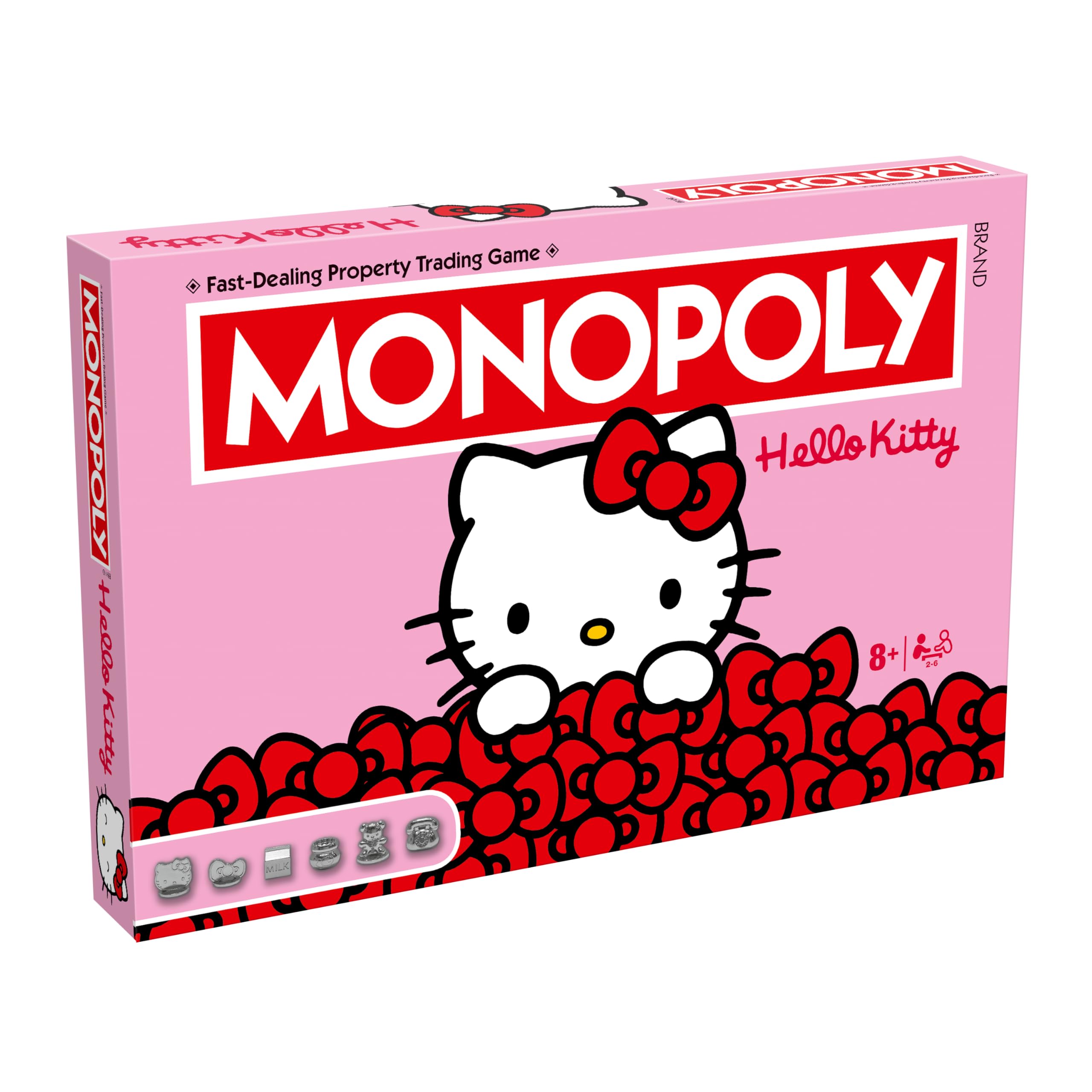 Winning Moves Hello Kitty Monopoly Board Game | 2-6 Players | Ages 8+ | Kawaii Edition 1