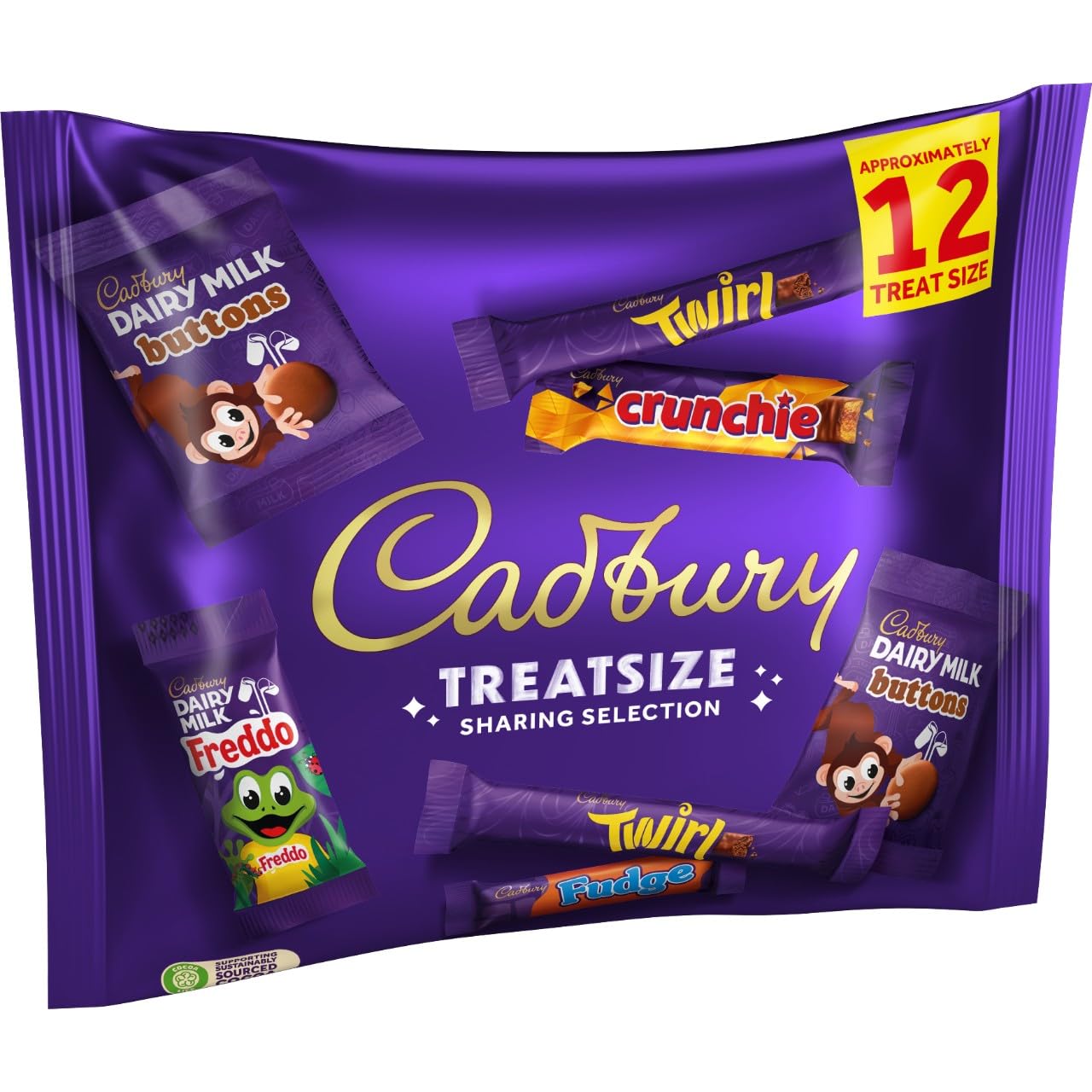 Cadbury Treatsize Sharing Selection - 223g Chocolate Variety Pack 4