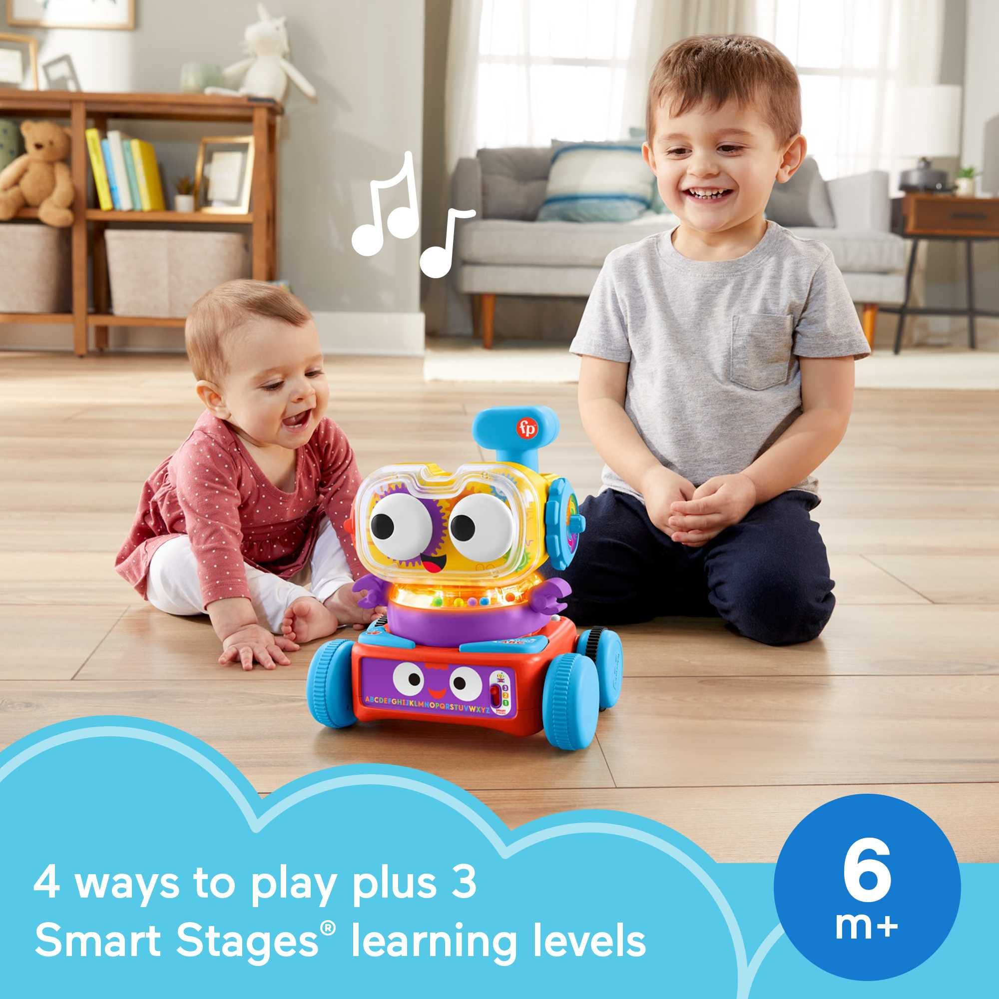 Fisher-Price 4-in-1 Ultimate Learning Bot - Educational Electronic Toy for Ages 6 Months+ 5