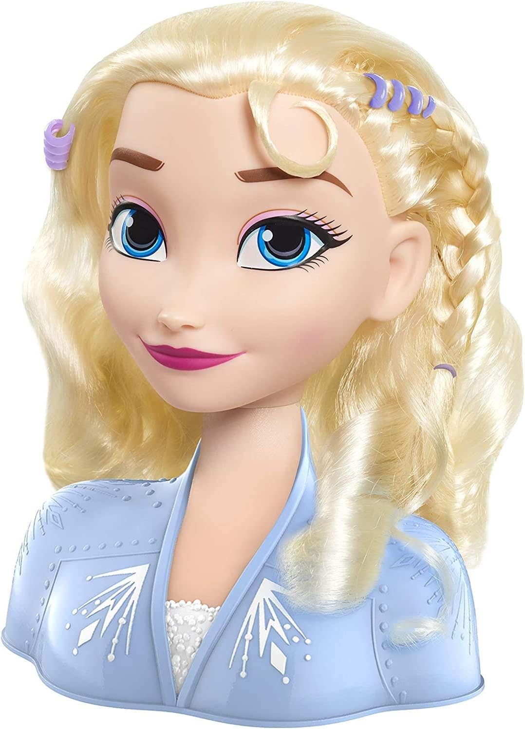Disney Frozen 2 Elsa Styling Head with 13 Accessories - Doll Playset for Kids 3+