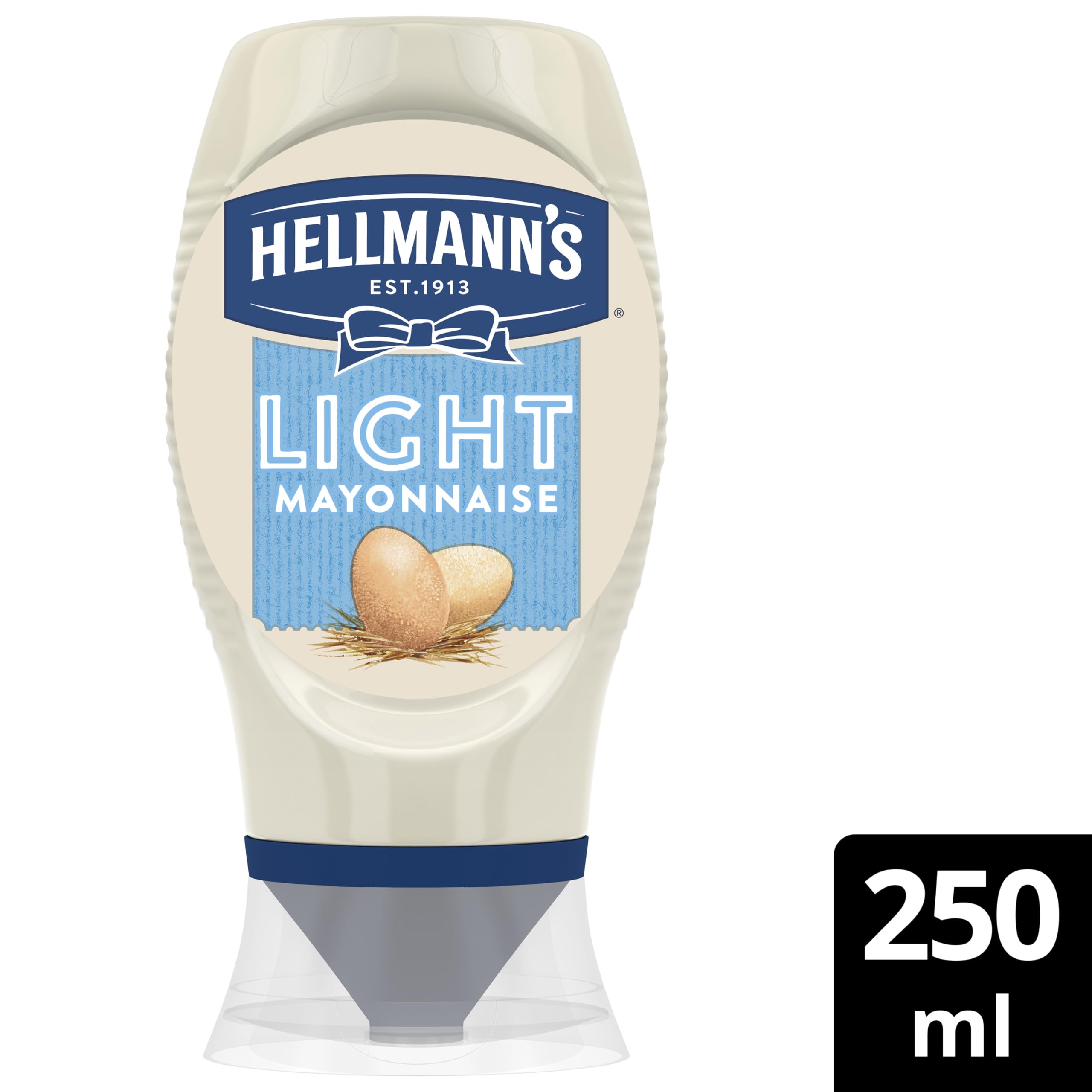 Hellmann's Light Mayonnaise - Reduced Calorie Mayo with Free-Range Eggs