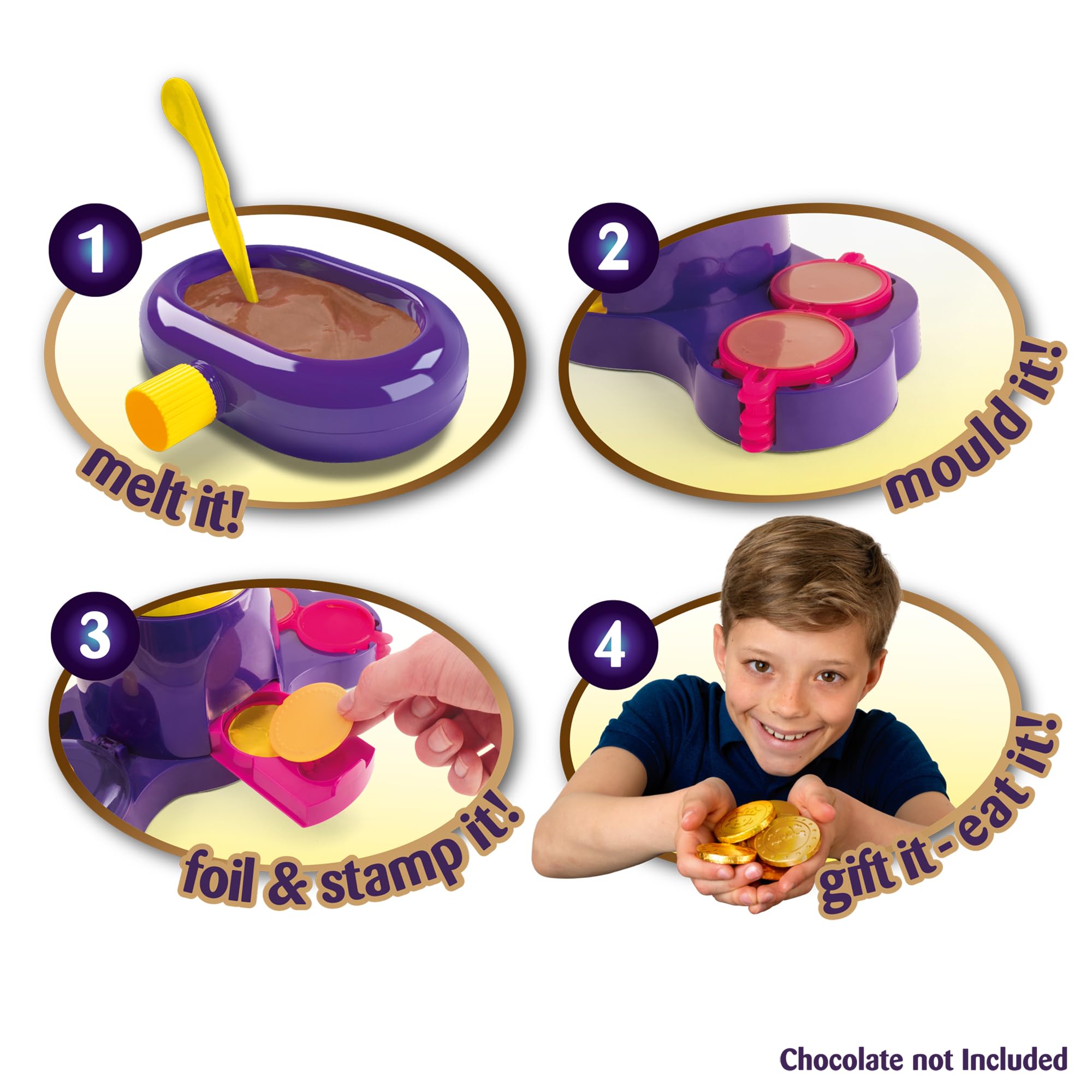 Golden Coin Maker by John Adams - Chocolate Craft Kit for Kids 6+ 8