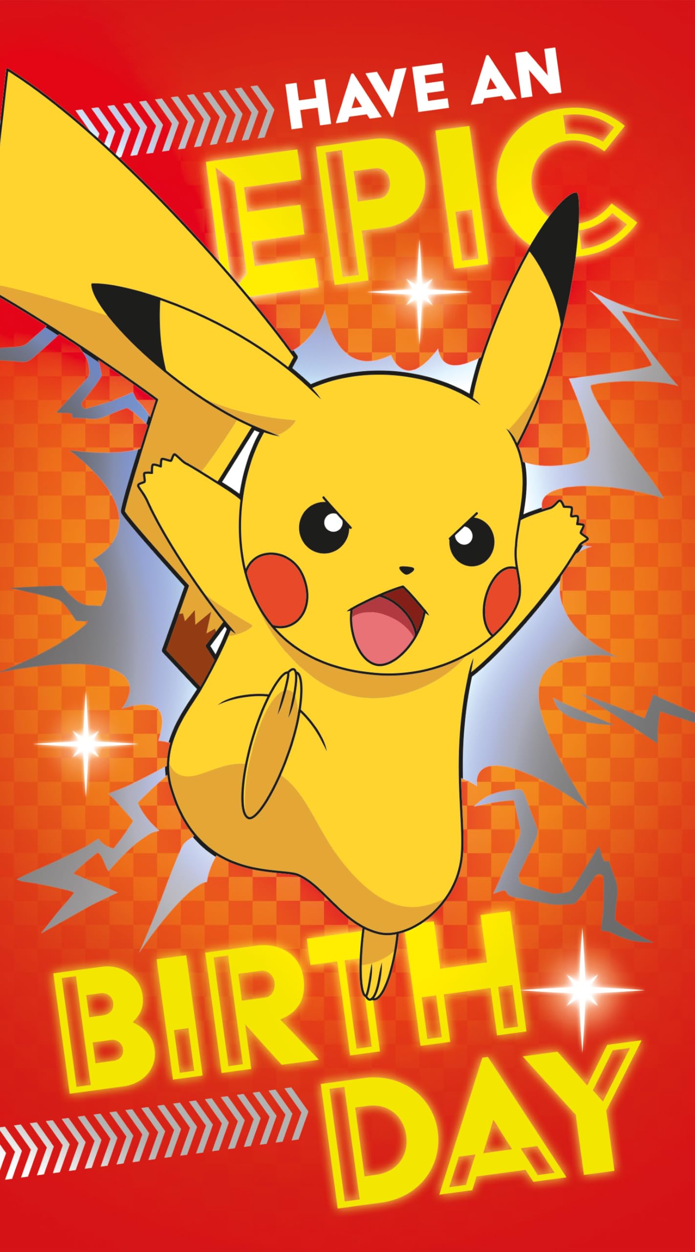 Danilo Promotions LTD Pokemon Birthday Card - Official Merchandise | Funny Design | 22.86 cm x 12.7 cm 1