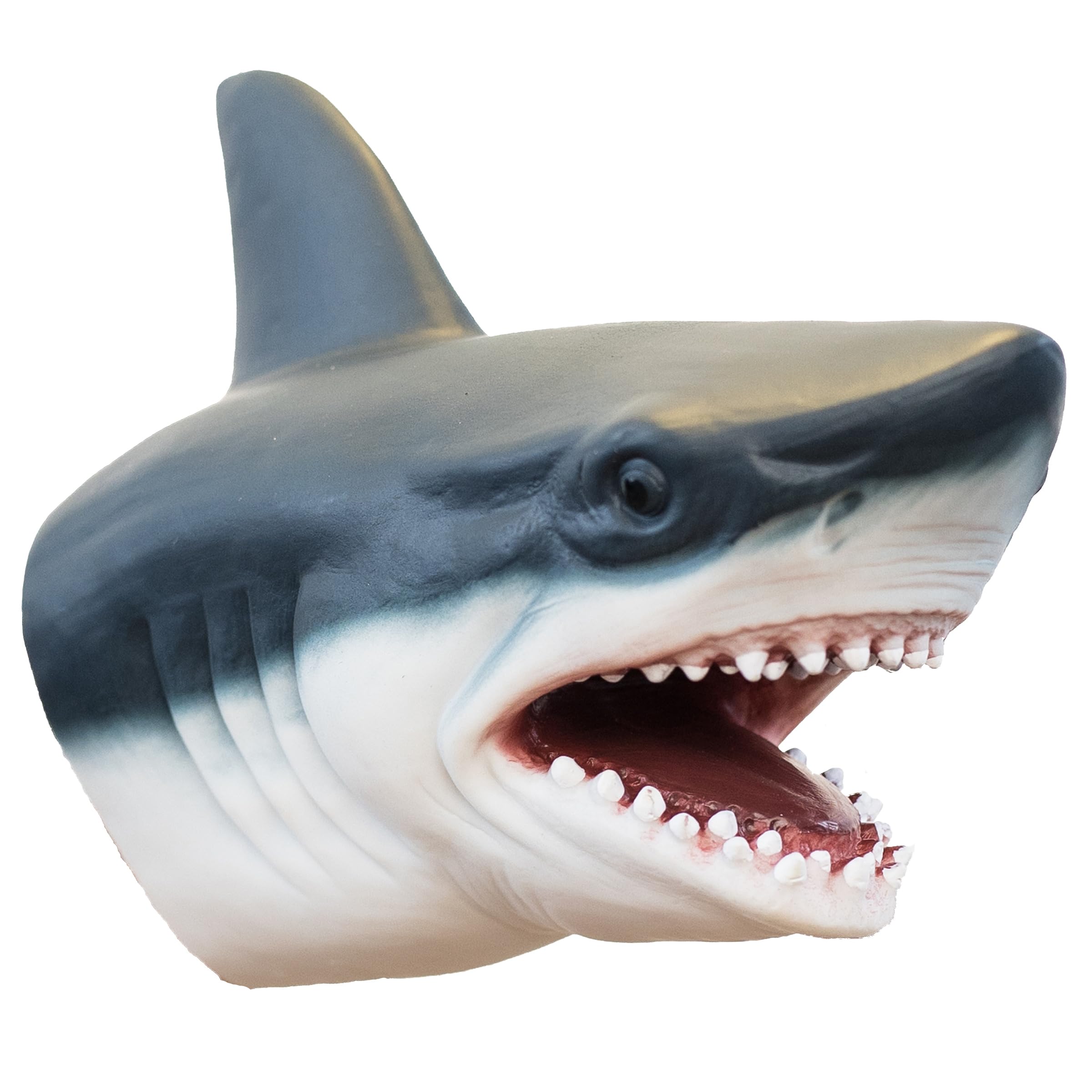 Wild Thingz Shark Hand Puppet - Miniature Size | Safe Rubber Material | Ages 3+