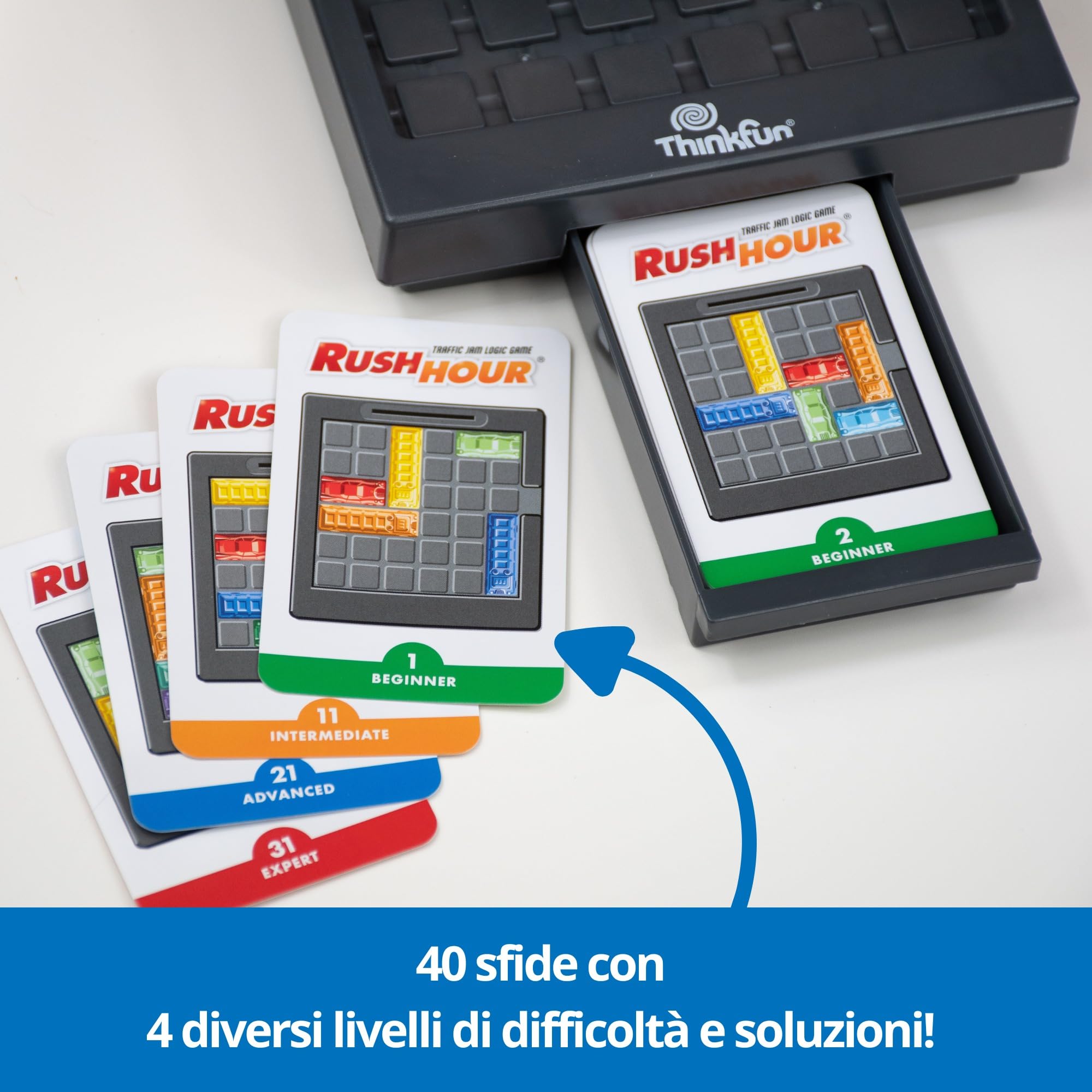 ThinkFun Rush Hour Traffic Jam Logic Brain Challenge Game 4