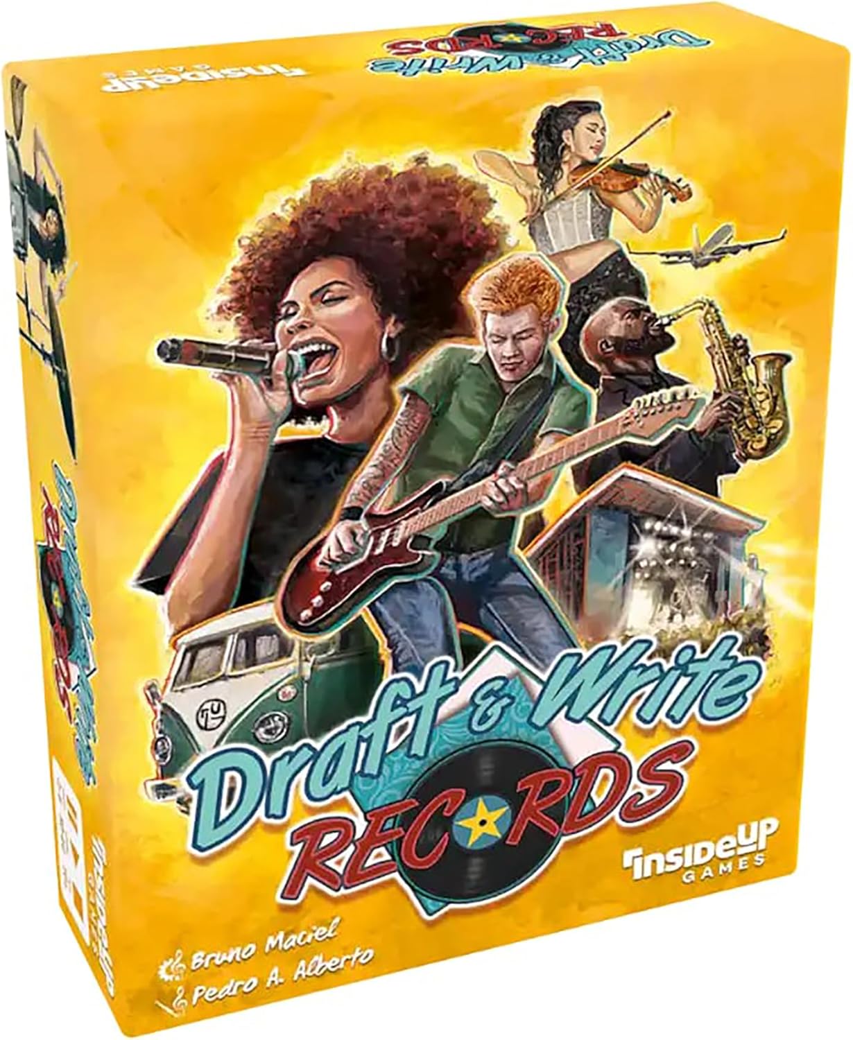 Inside Up Games Draft & Write Records - Music Board Game, Card Drafting, Strategy Game 5