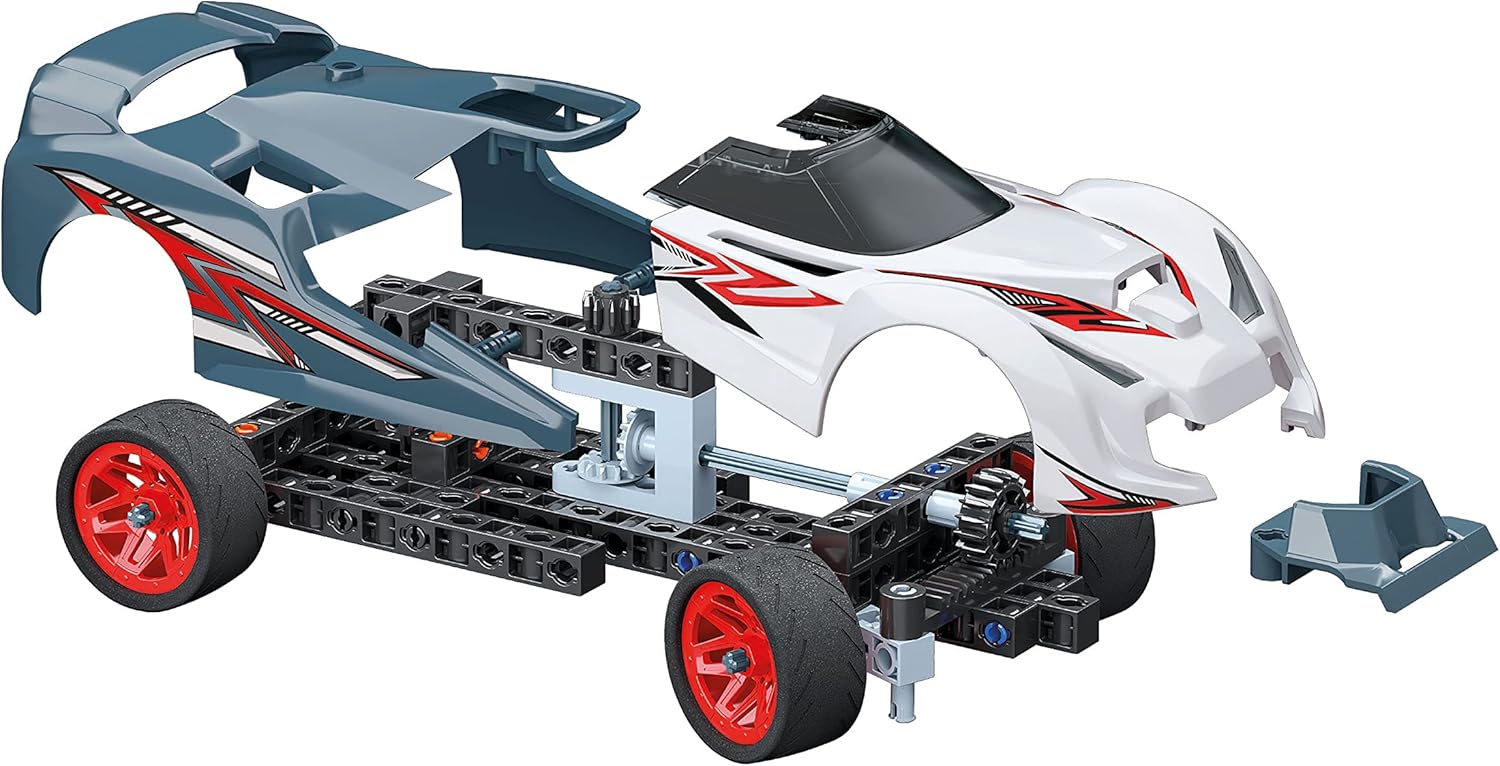 Clementoni Science Museum Mechanics Hypercar Kit - Educational Building Set for Kids 8+ 3