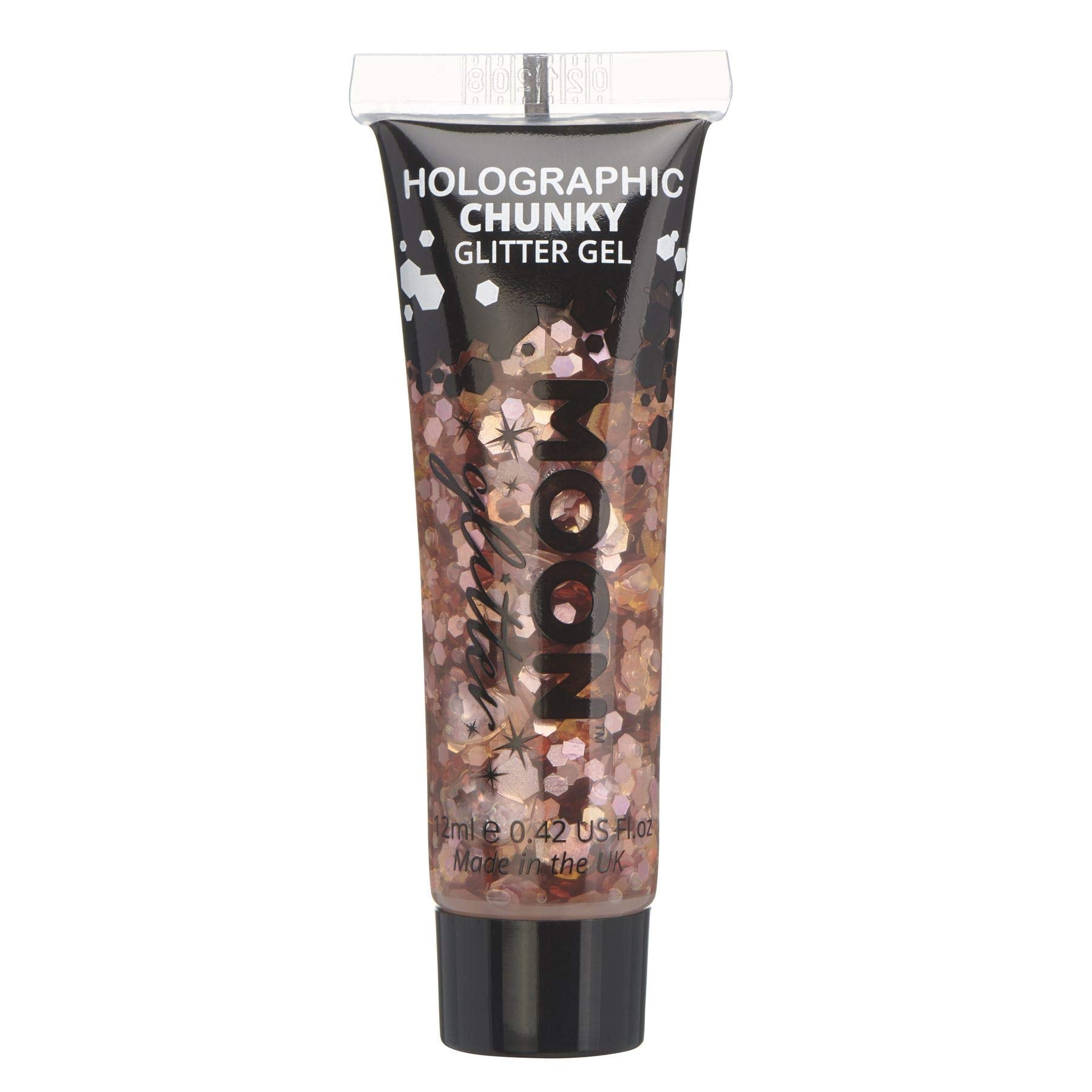 Moon Glitter - Holographic Chunky Glitter Gel for Face & Body (12ml)