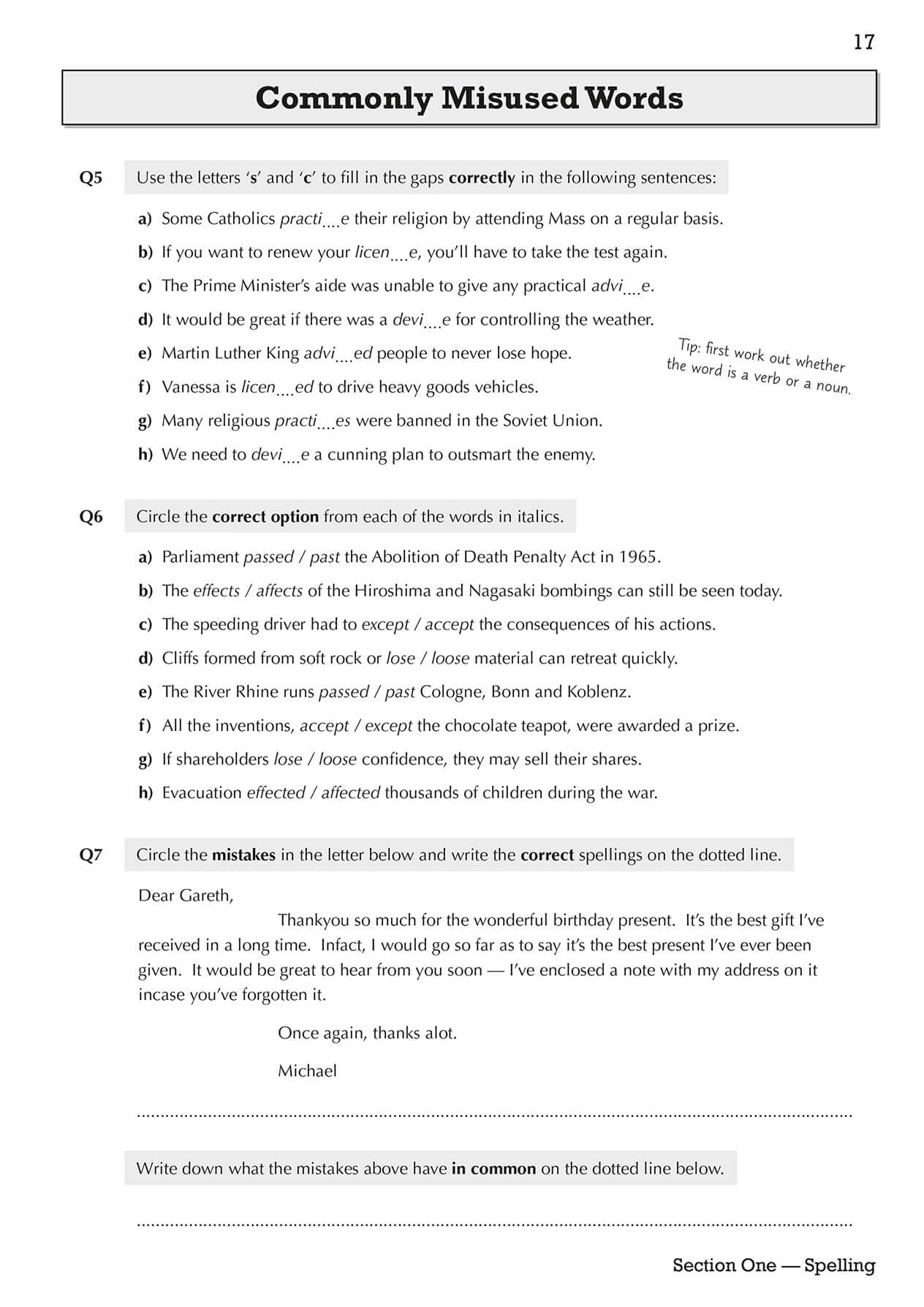 CGP Spelling, Punctuation and Grammar for Grade 9-1 GCSE Workbook | Includes Answers | Ages 14-16 3
