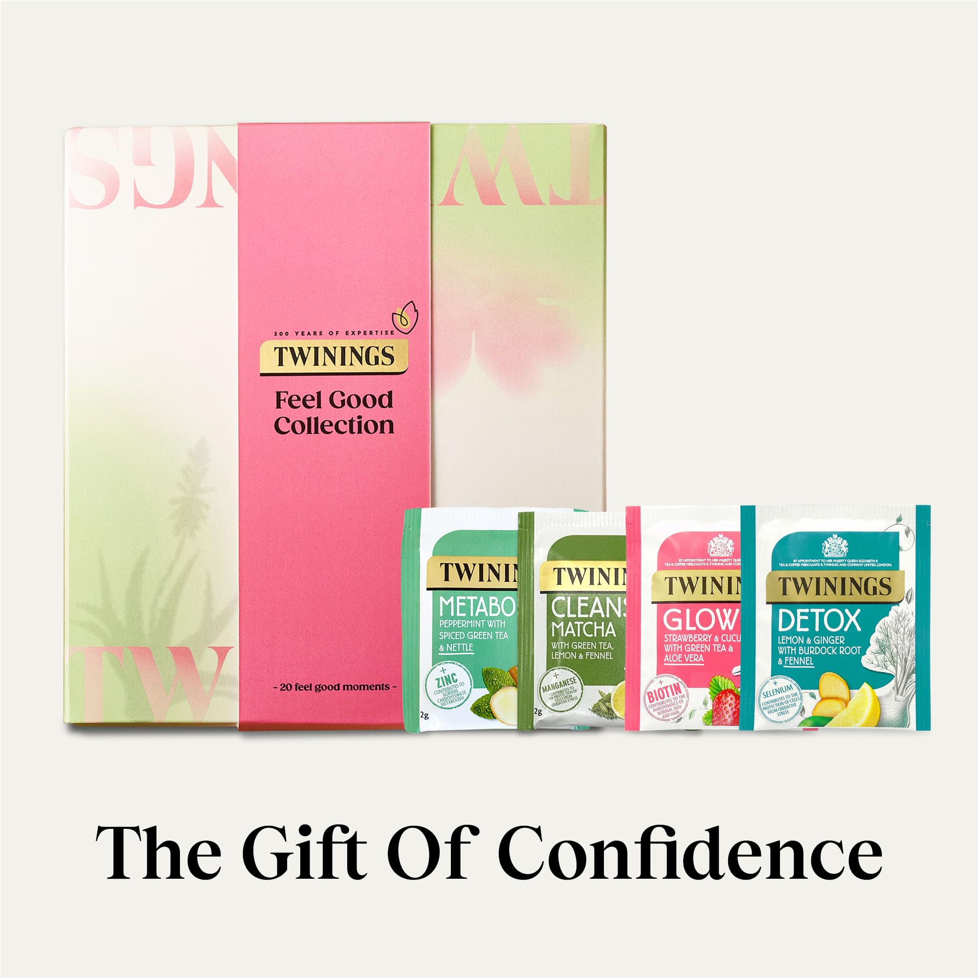 Twinings Superblends Feel Good Collection Gift Box - 20 Tea Bags with Organic Herbal & Green Teas 3